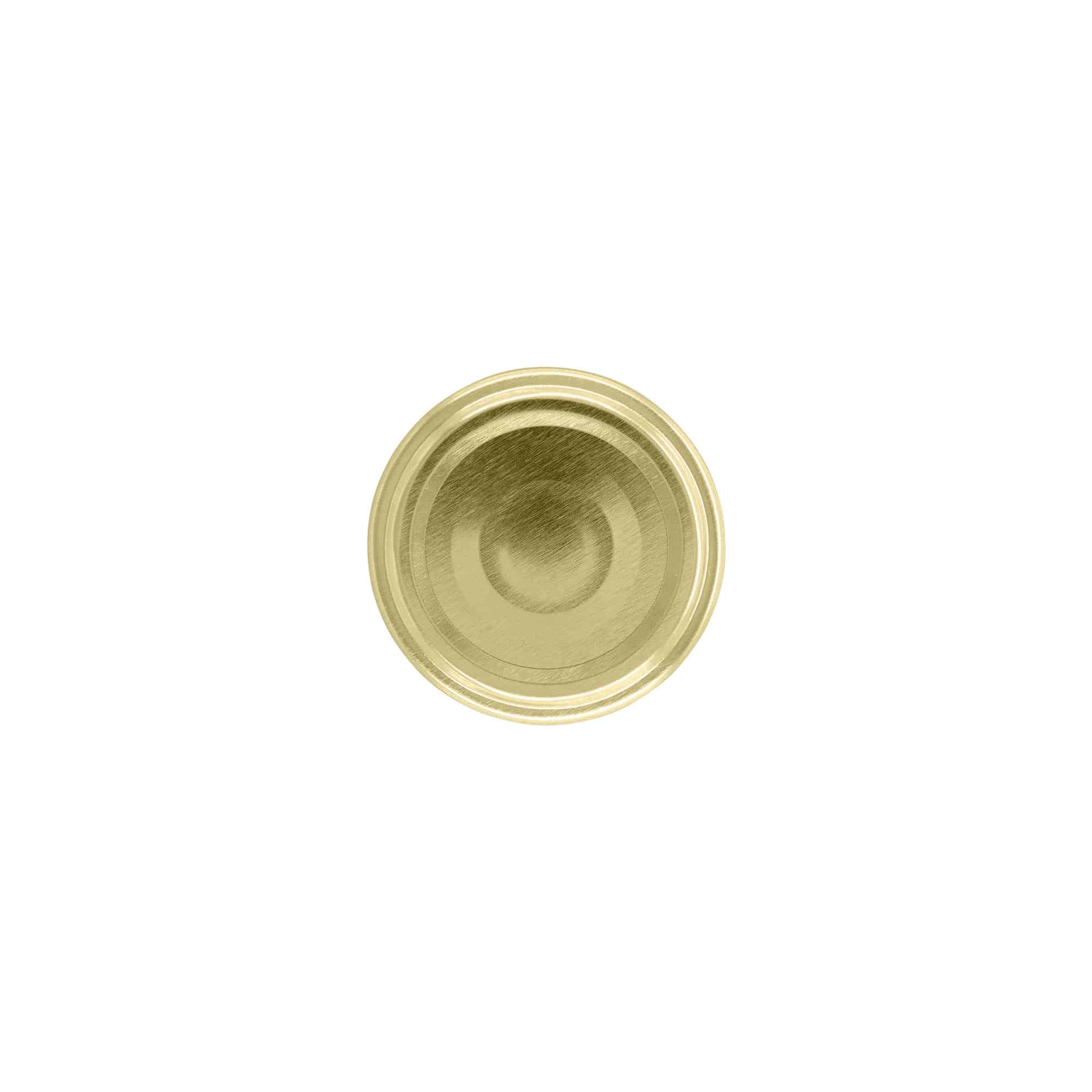Tappo Twist-Off, lamiera bianca, oro, per bocca: TO 48 Tappo Twist-Off, lamiera bianca, oro, per bocca: TO 48