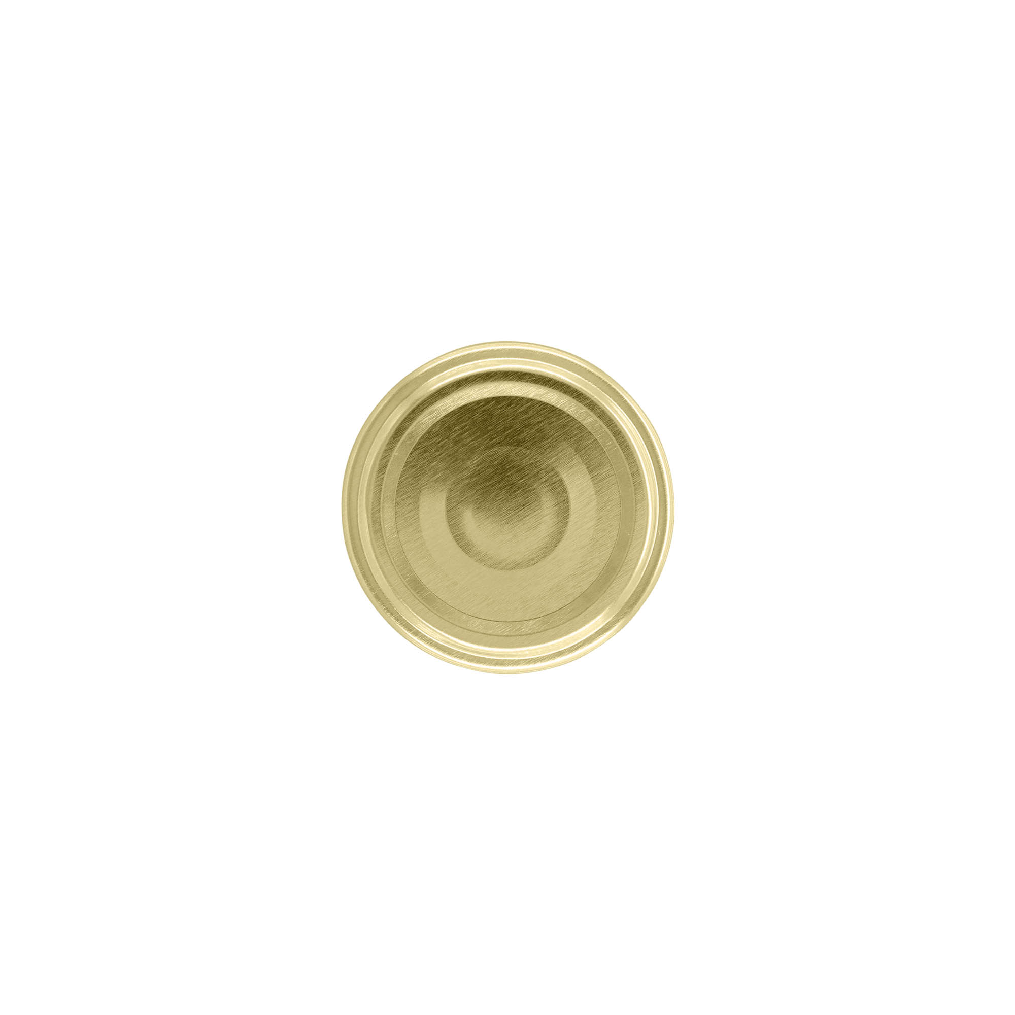 Tappo Twist-Off, lamiera bianca, oro, per bocca: TO 48