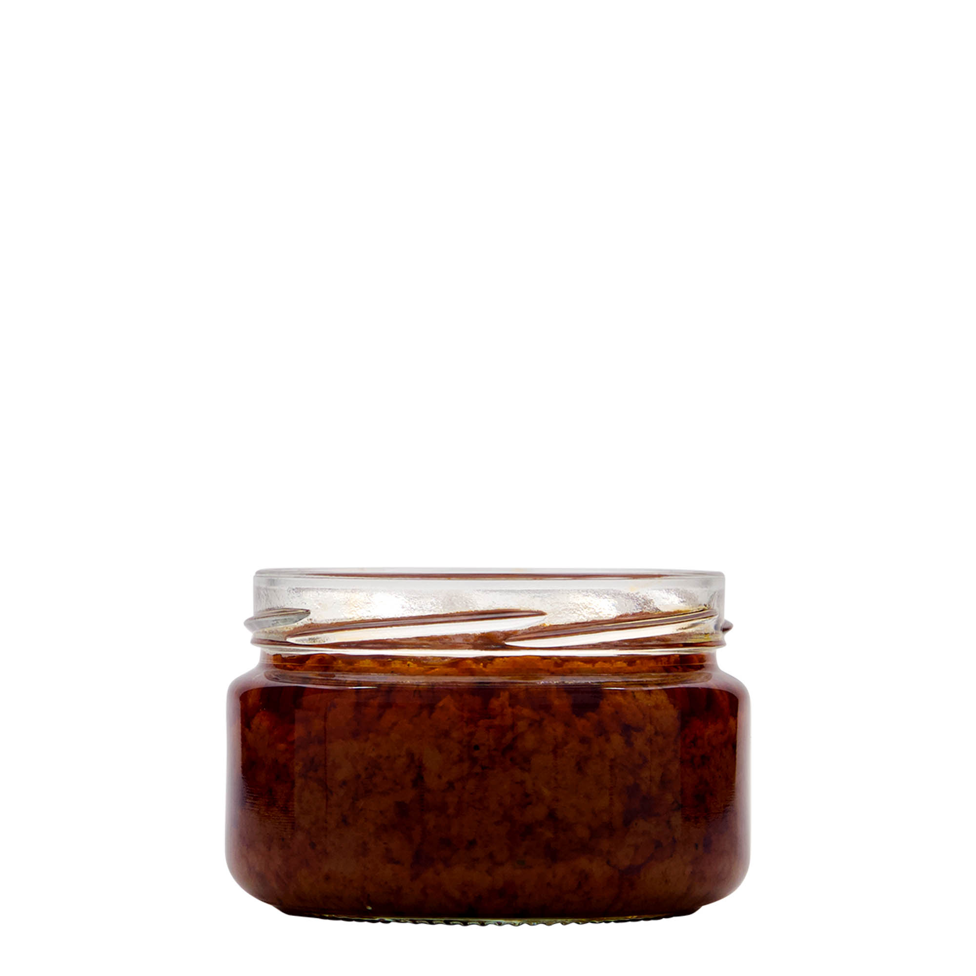 230 ml barattolo rotondo basso, bocca: Twist-Off (TO 82)