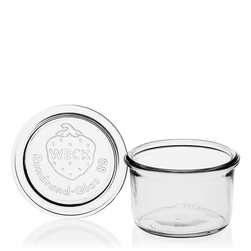 200 ml Vasetto WECK Dritto, vetro, imboccatura: bordo rotondo