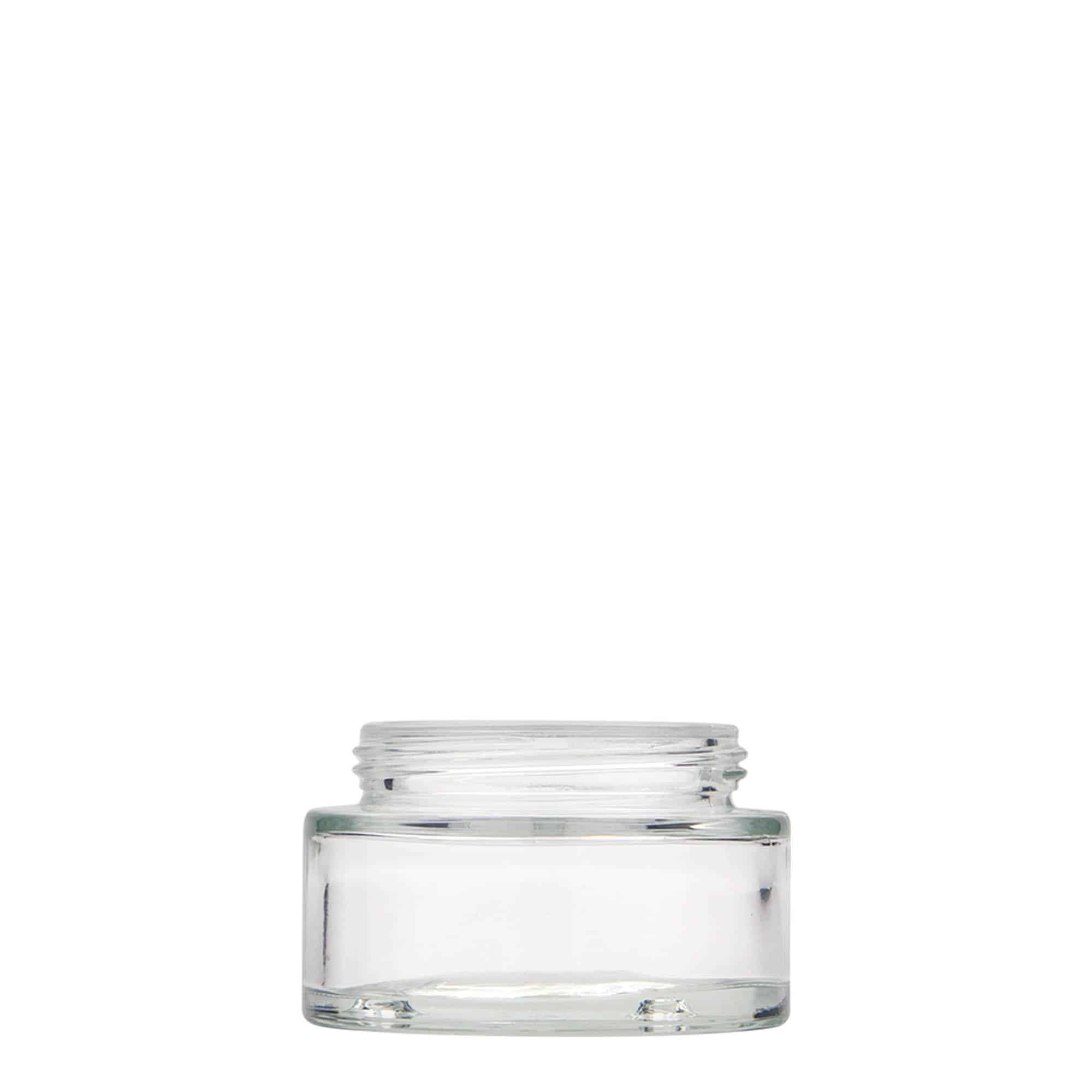 50 ml Contenitore cosmetico 'Clear Edition', vetro, imboccatura: a vite