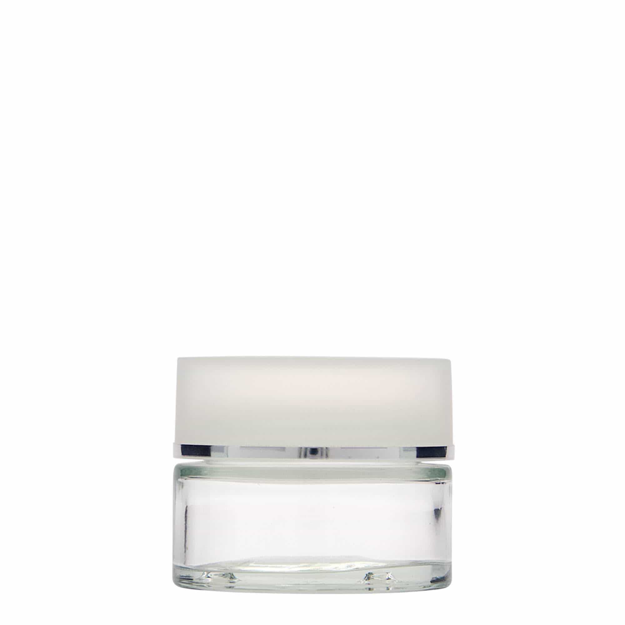 50 ml barattolo 'Clear Edition', vetro, bocca: chiusura a vite