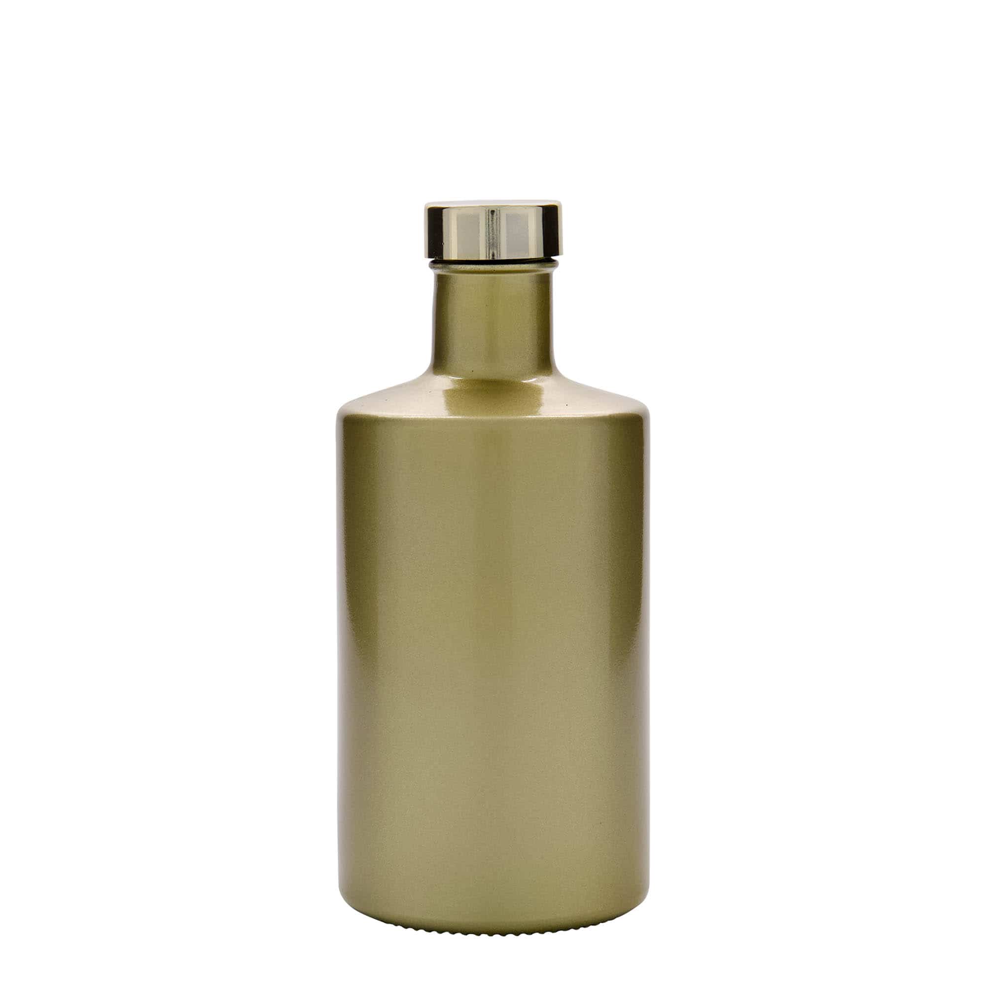 500 ml Bottiglia di vetro 'Caroline', oro, imboccatura: GPI 33