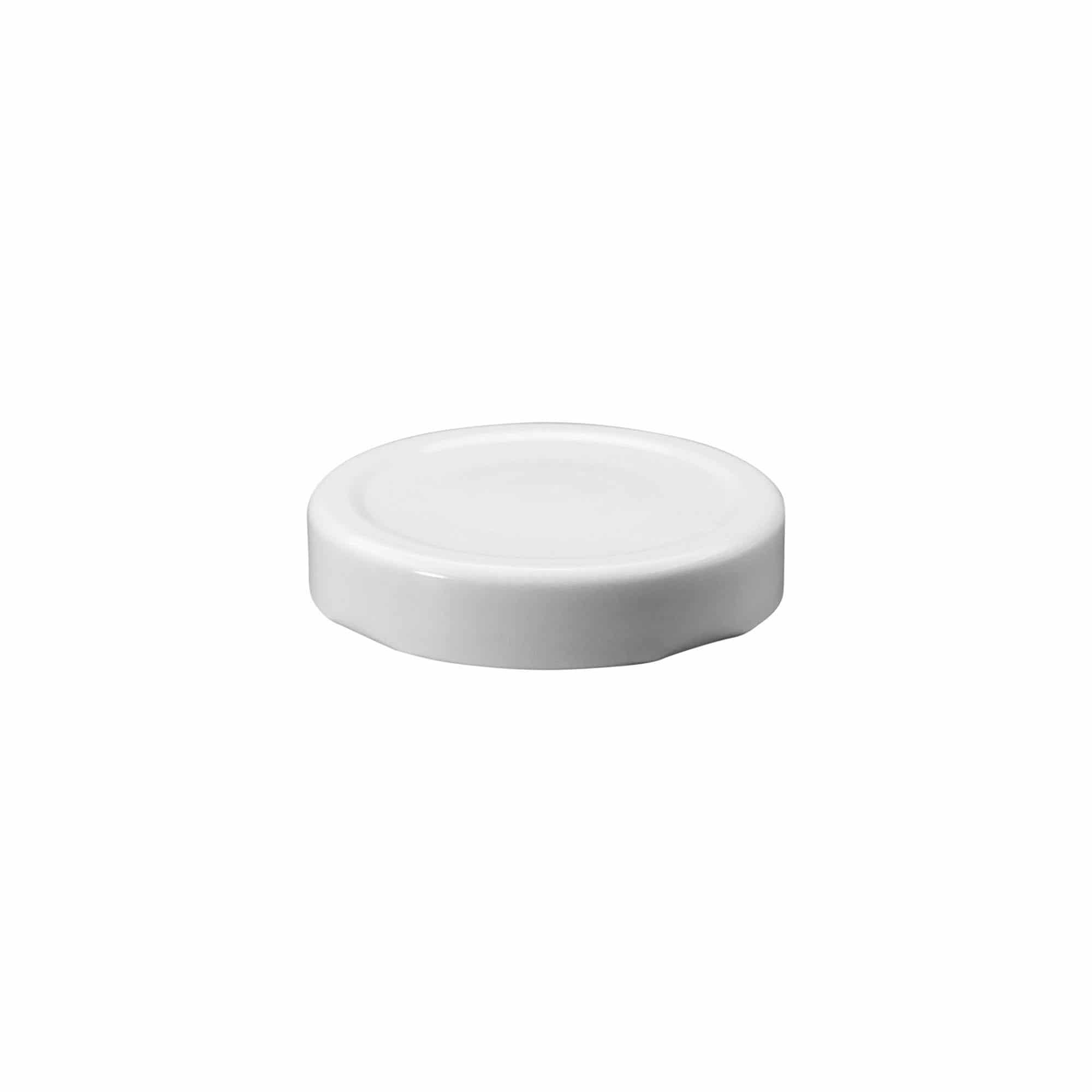 Tappo Twist-Off Deep, banda stagnata, bianco, per imboccatura: Deep-TO 66 Tappo Twist-Off Deep, banda stagnata, bianco, per imboccatura: Deep-TO 66