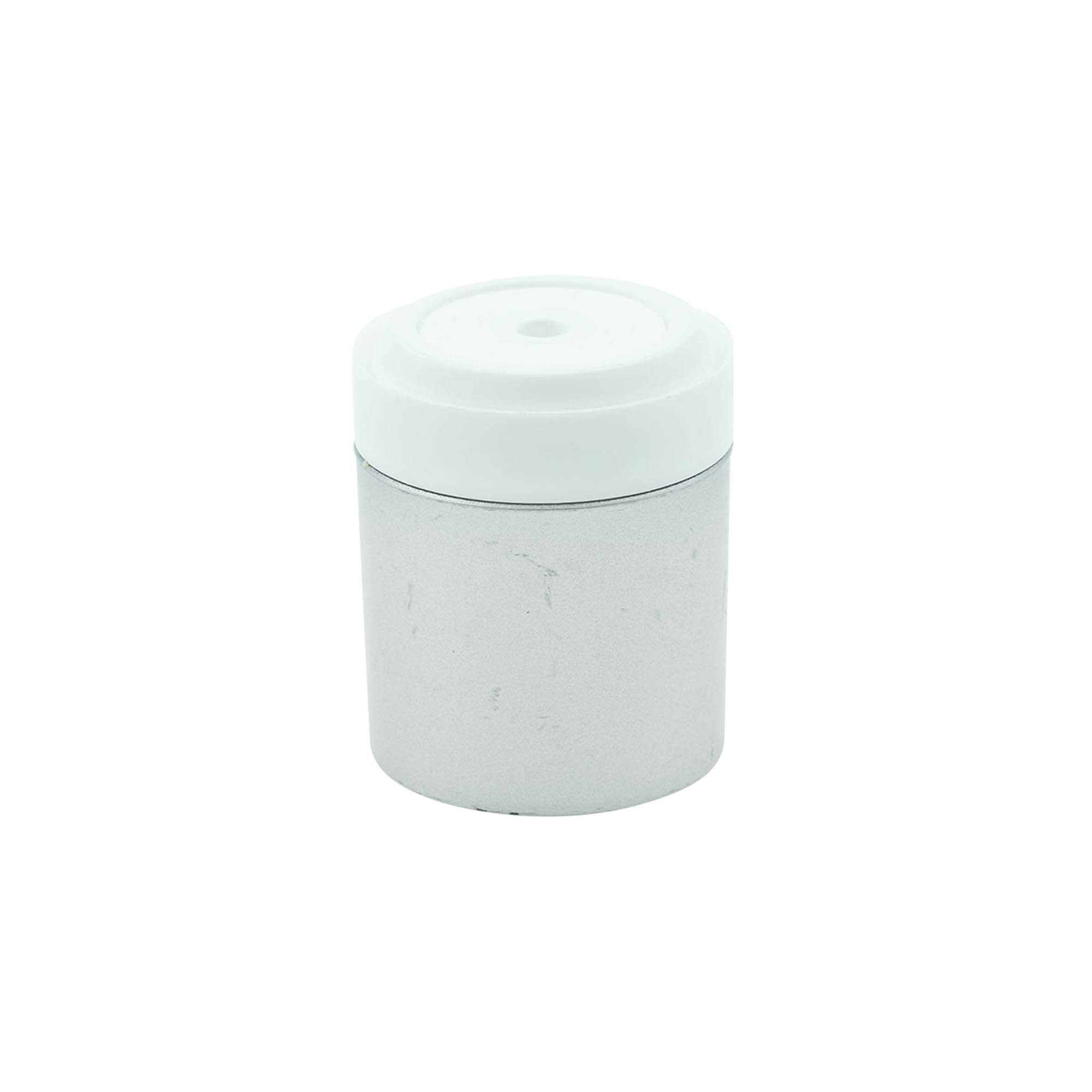 Testa pompa dosatrice airless 'Micro', plastica PP, argento Testa pompa dosatrice airless 'Micro', plastica PP, argento