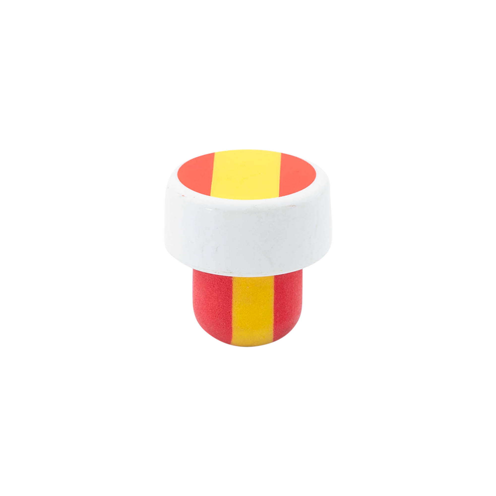 Tappo a vite 19 mm 'Spagna', plastica, multicolore, per bocca: sughero Tappo a vite 19 mm 'Spagna', plastica, multicolore, per bocca: sughero