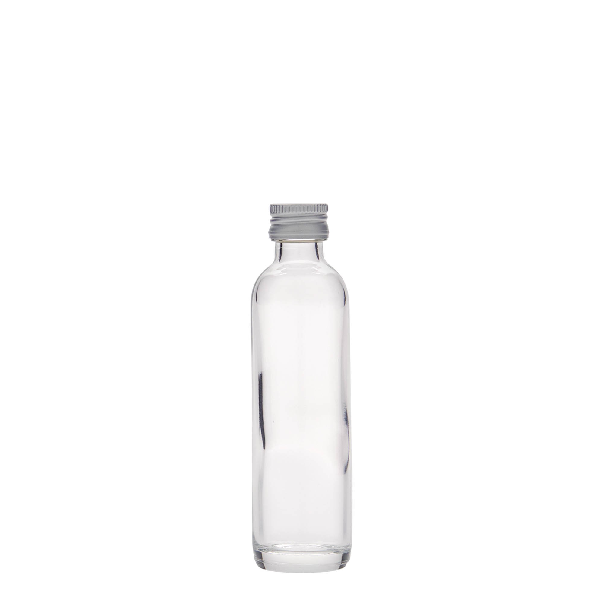 40 ml bottiglia a fiasco, vetro, bocca: PP 18 40 ml bottiglia a fiasco, vetro, bocca: PP 18