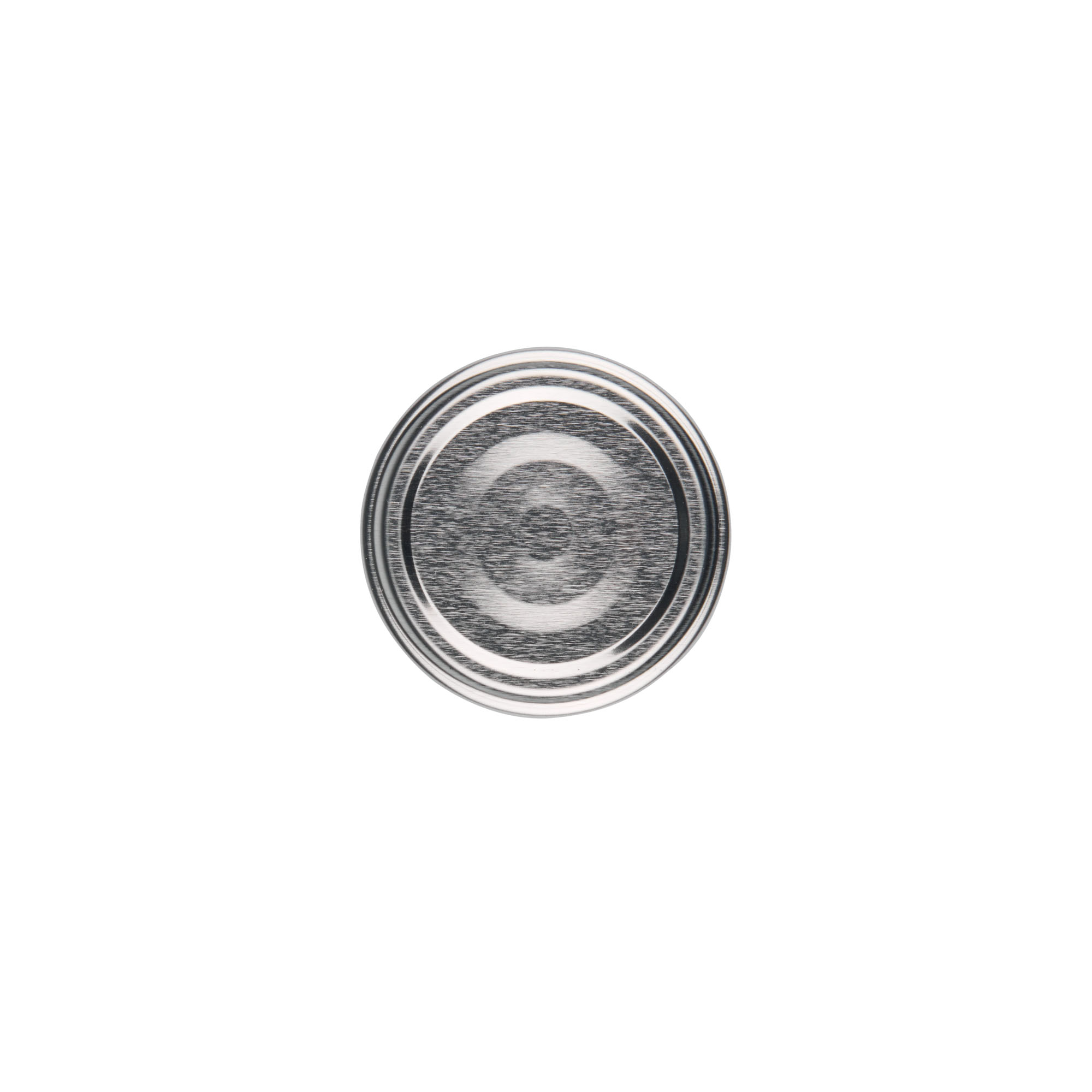 Tappo Twist-Off, lamiera bianca, argento, per bocca: TO 48