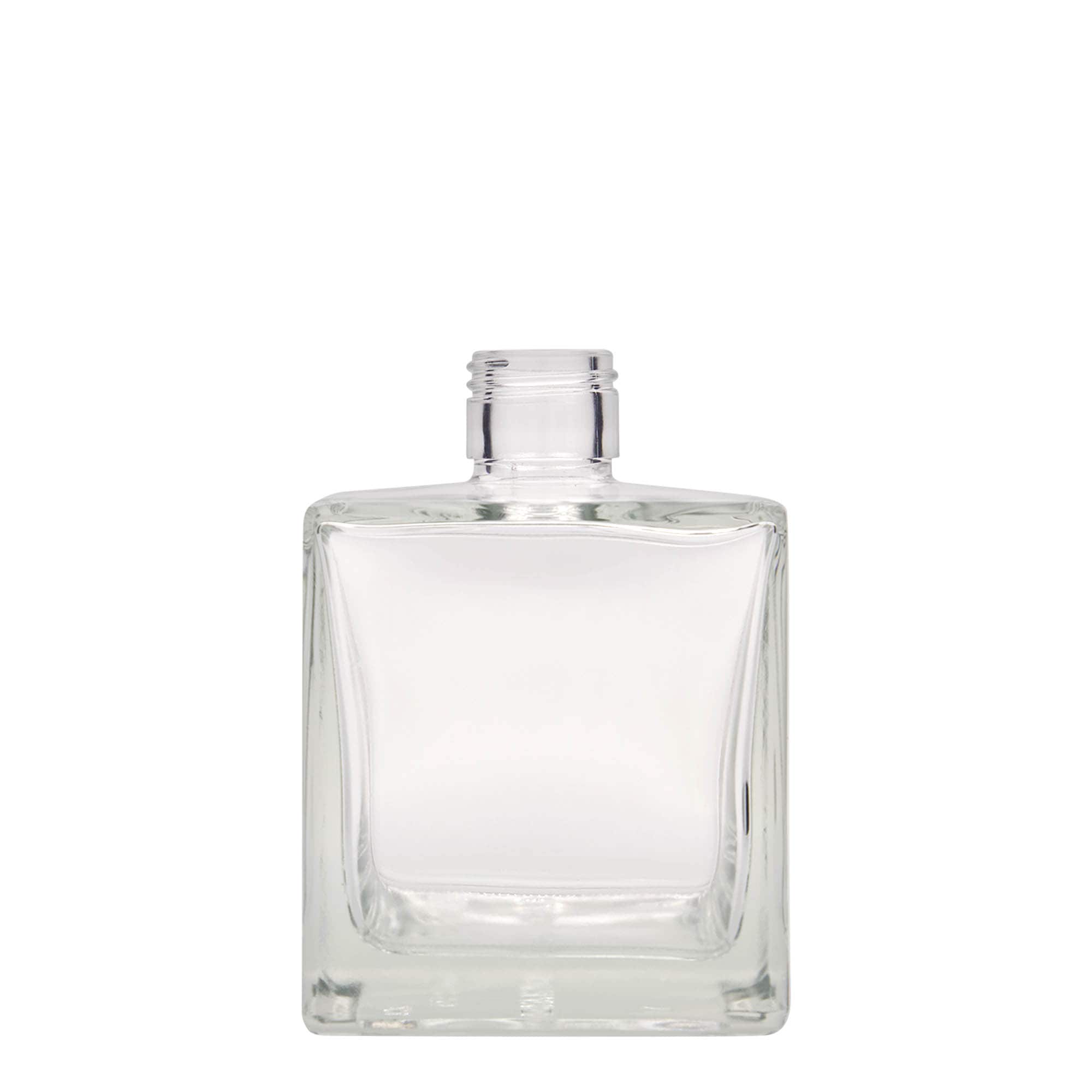 Bottiglia di vetro da 500 ml 'Cube', quadrata, bocca: PP 31,5