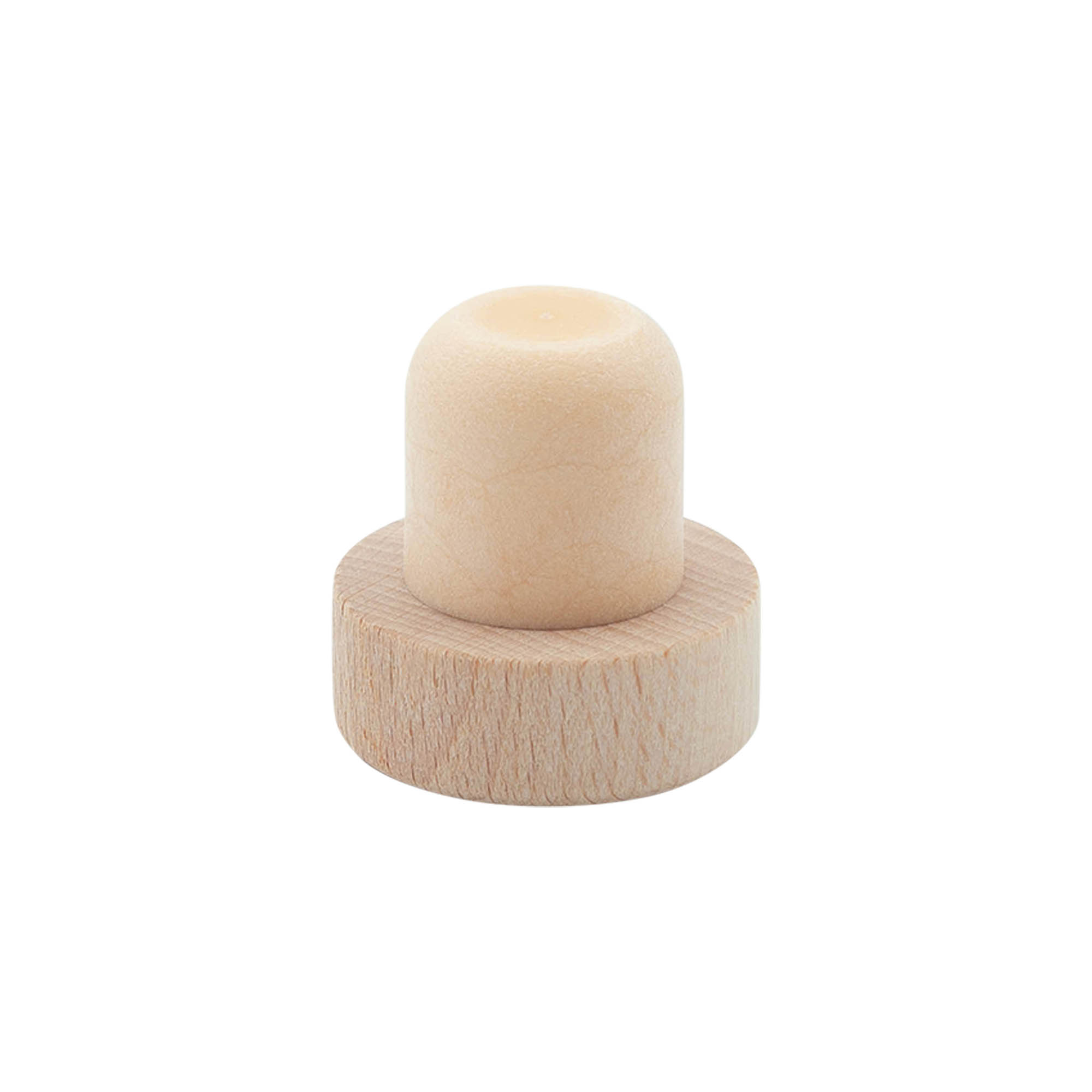 Tappo a manico 22,1 mm, legno/plastica, per bocca: sughero Tappo a manico 22,1 mm, legno/plastica, per bocca: sughero