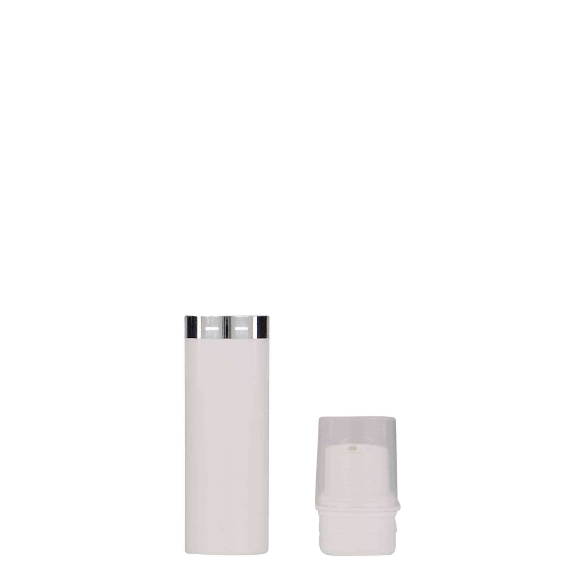 10 ml Flacone Airless 'Nano', plastica PP, bianco