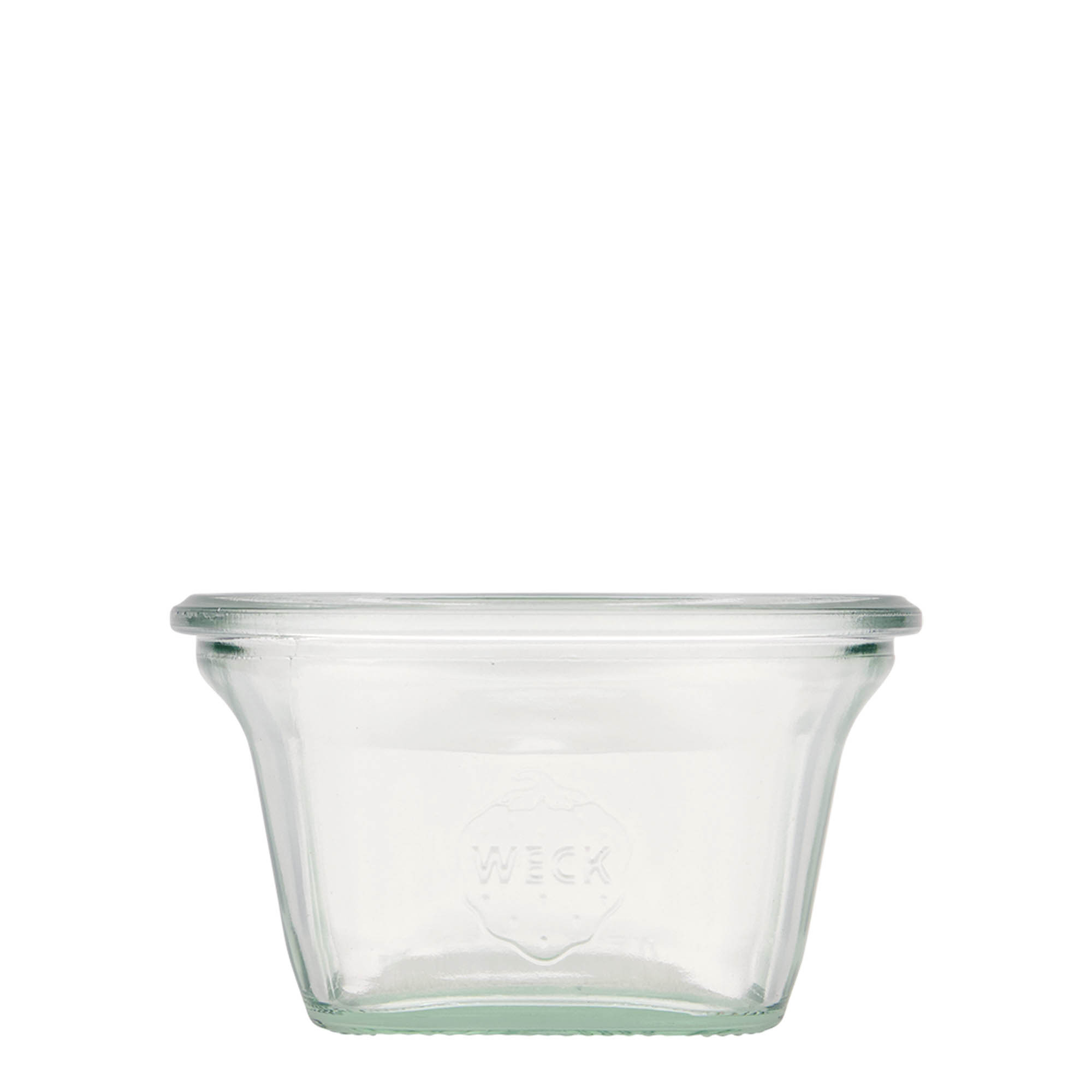 290 ml WECK-Quadroglas, quadrato, bocca: bordo arrotondato