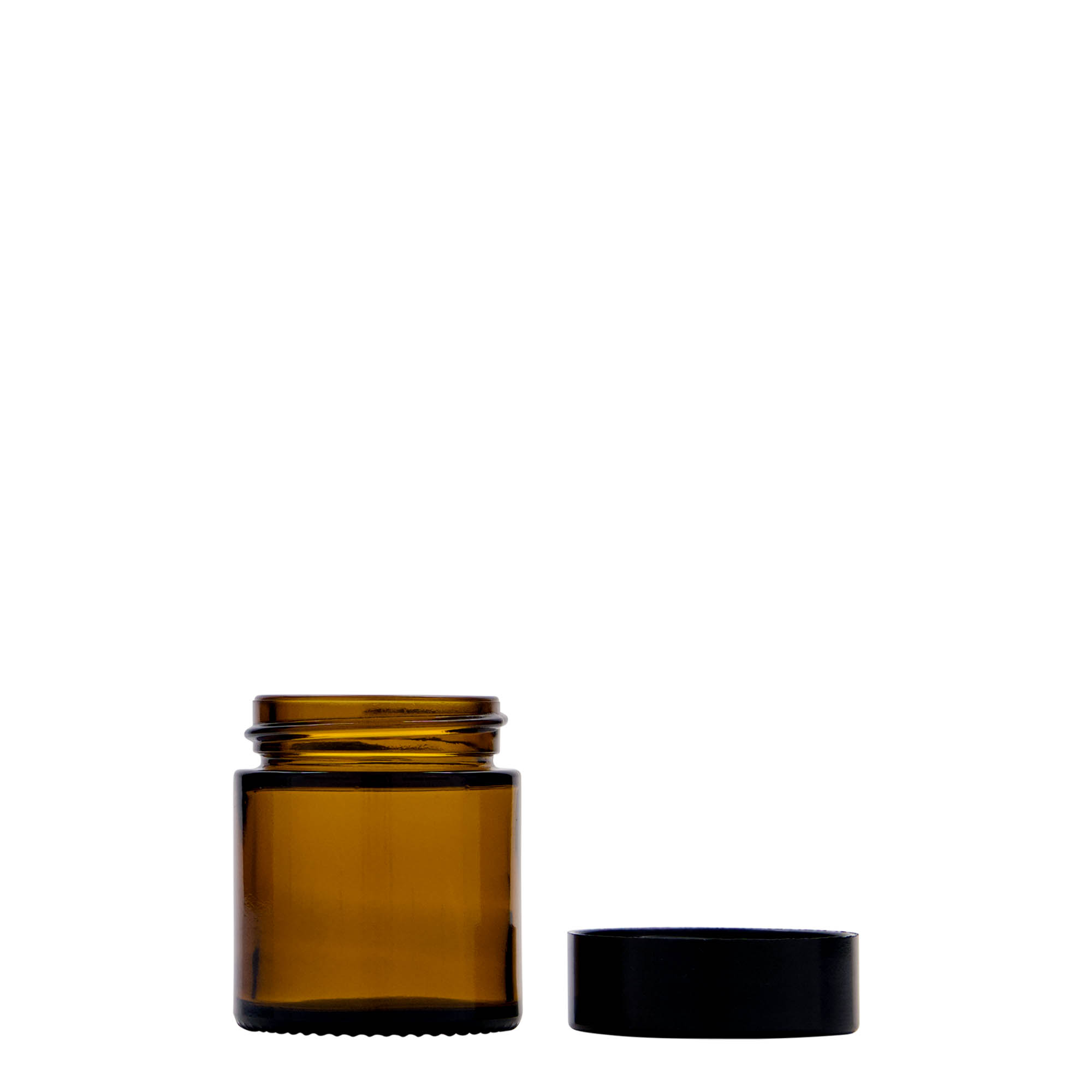 30 ml barattolo 'Brown Line', vetro, marrone, apertura: chiusura a vite