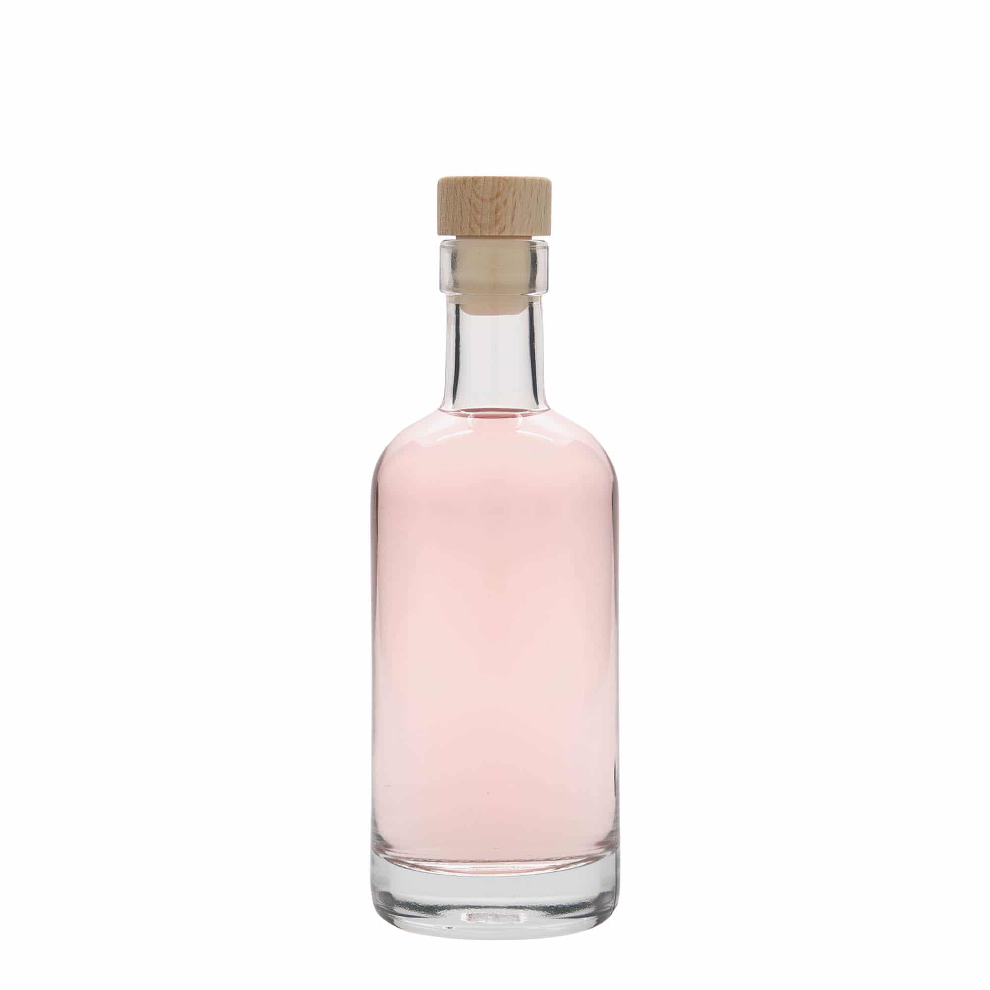 250 ml Bottiglia di vetro 'Linea Uno' imboccatura: fascetta