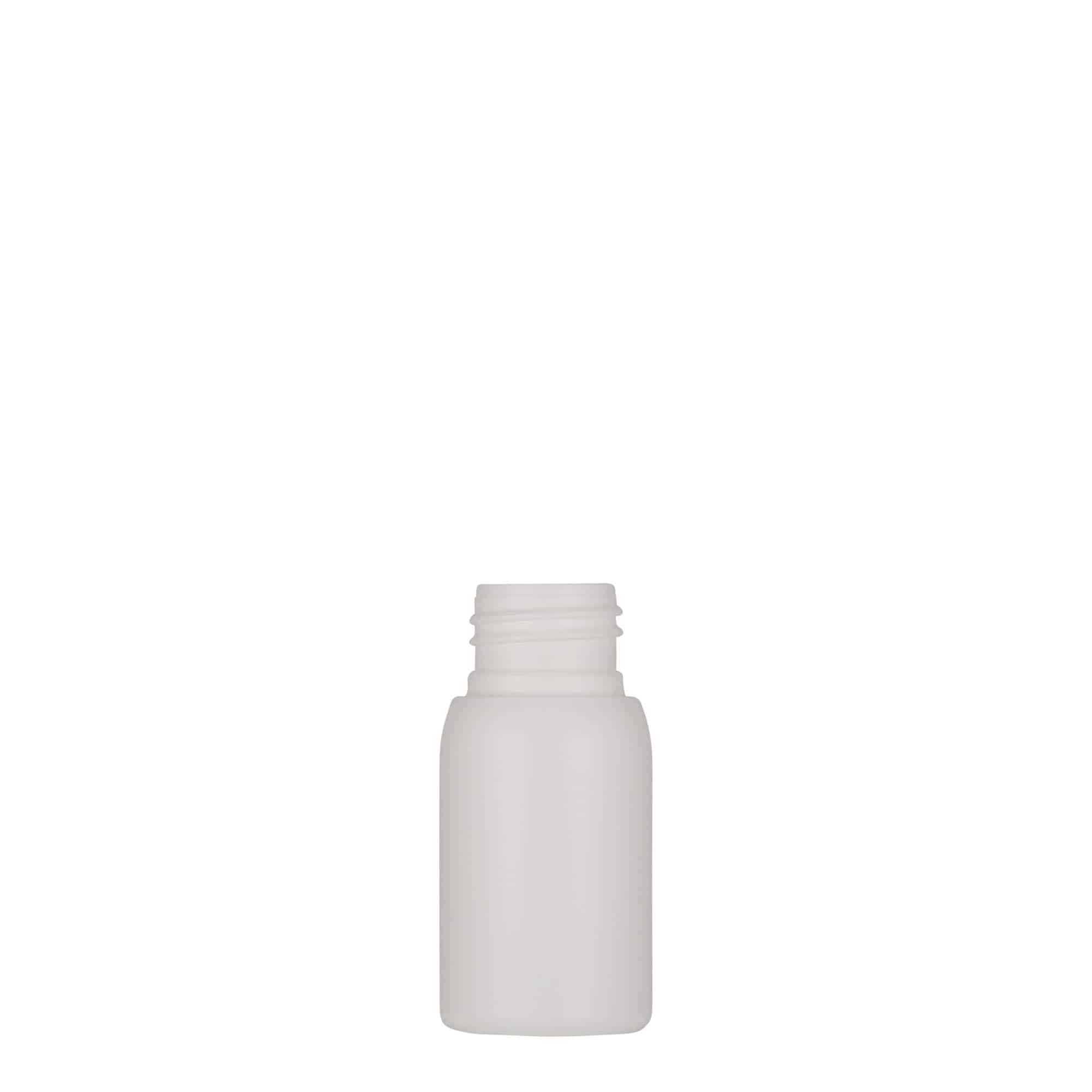 30 ml Flacone in plastica 'Tuffy', HDPE, bianco, imboccatura: GPI 24/410