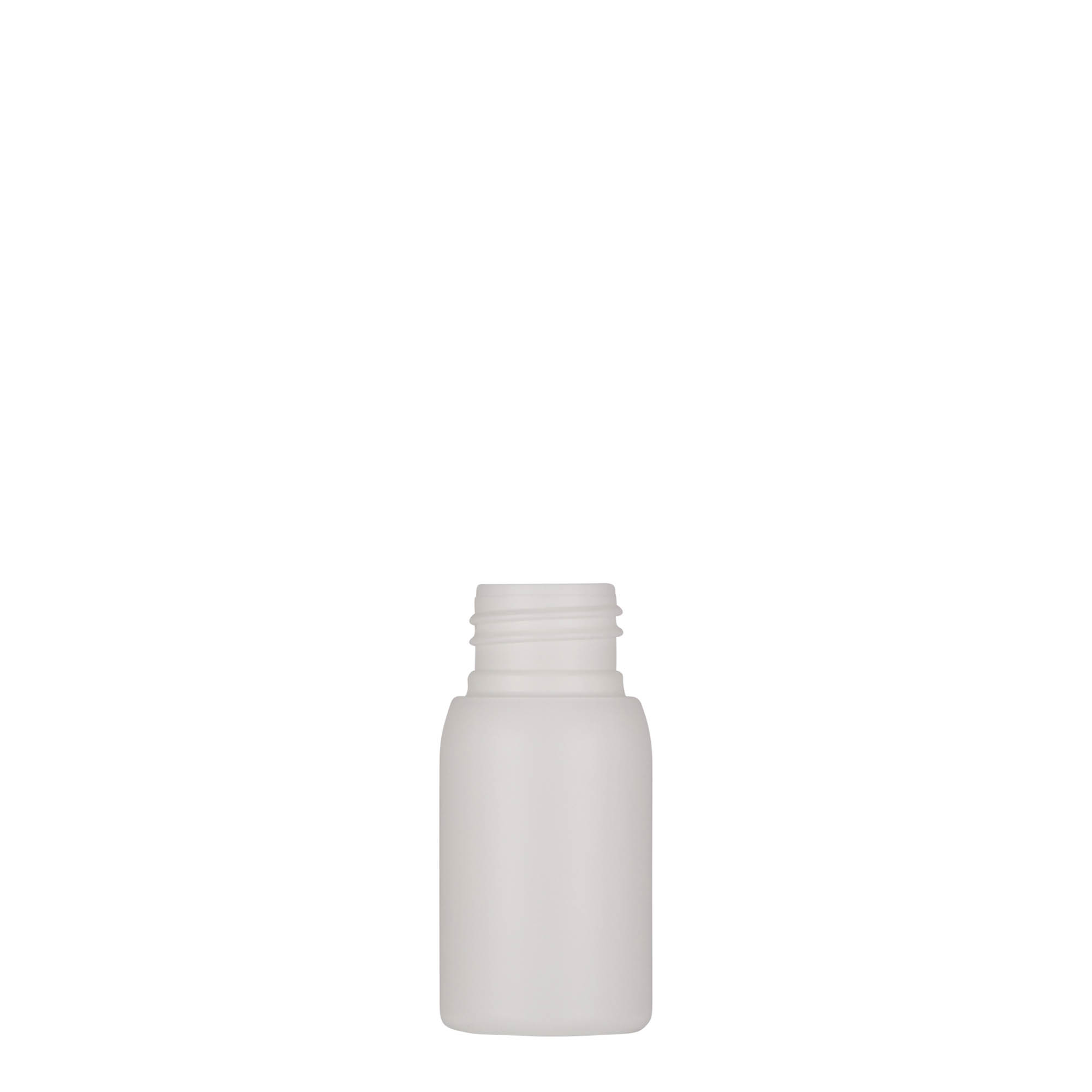 30 ml bottiglia in plastica 'Tuffy', HDPE, bianca, bocca: 24/410 30 ml bottiglia in plastica 'Tuffy', HDPE, bianca, bocca: 24/410