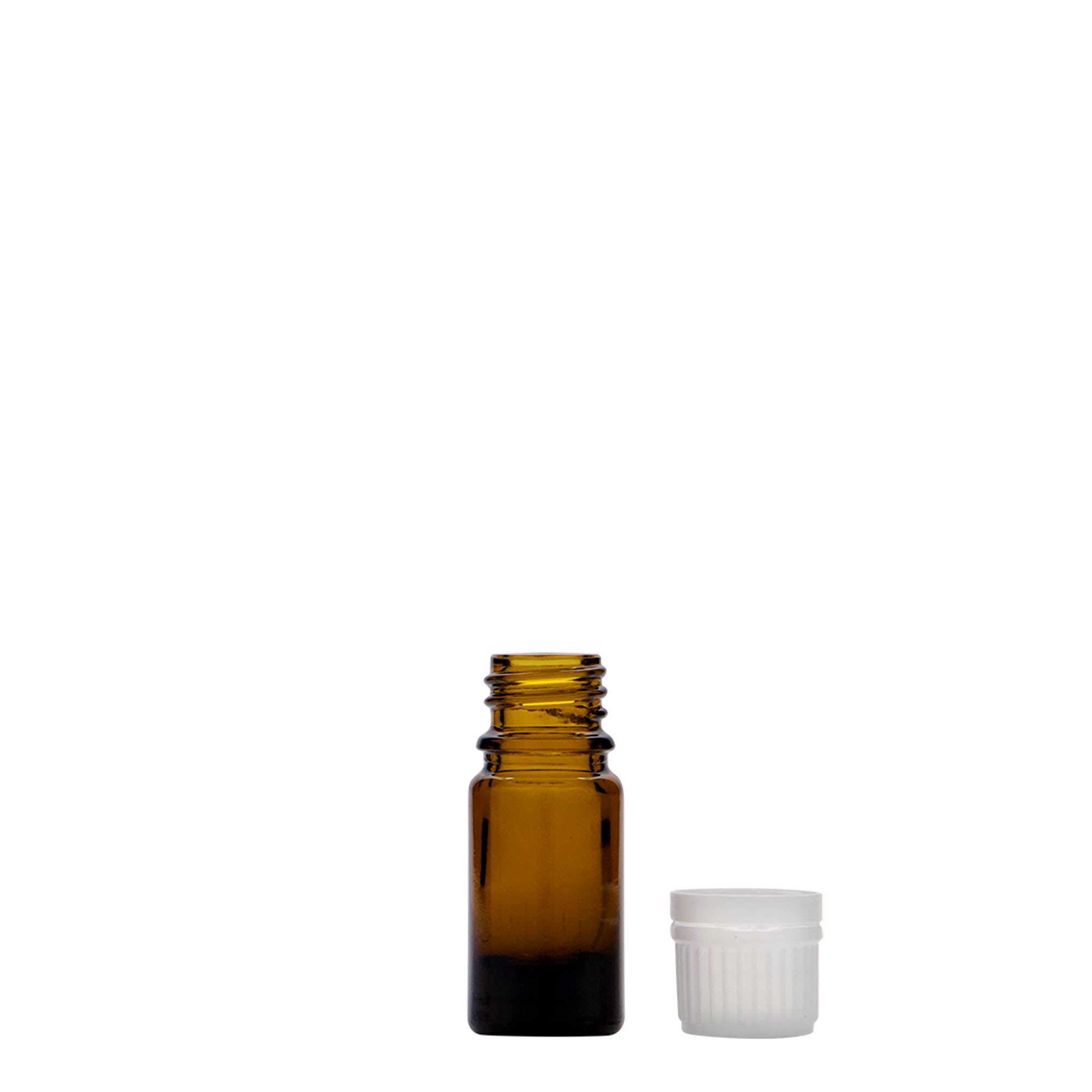 5 ml flacone medicinale, vetro, marrone, bocca: DIN 18 5 ml flacone medicinale, vetro, marrone, bocca: DIN 18