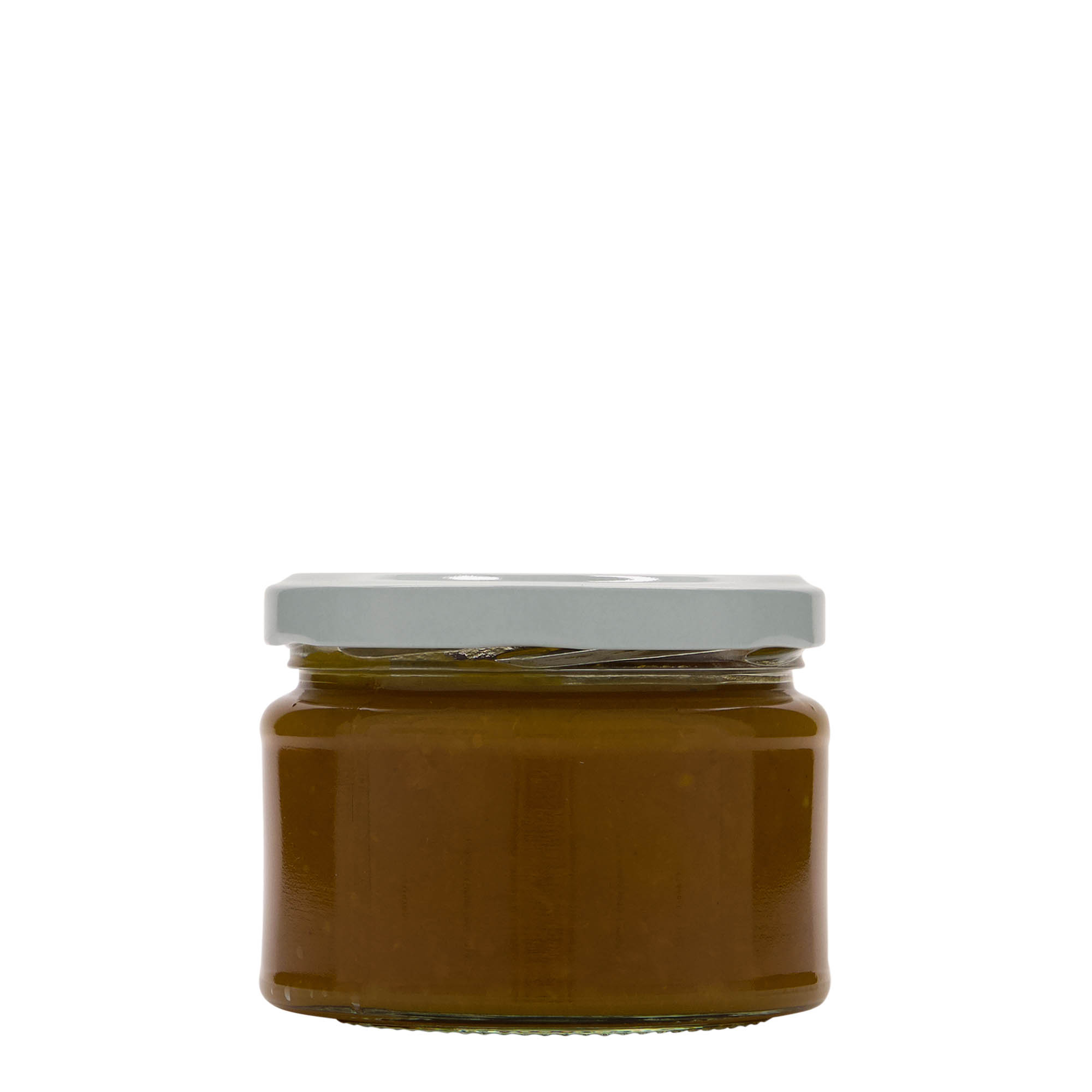 280 ml barattolo rotondo piatto, bocca: Twist-Off (TO 82)