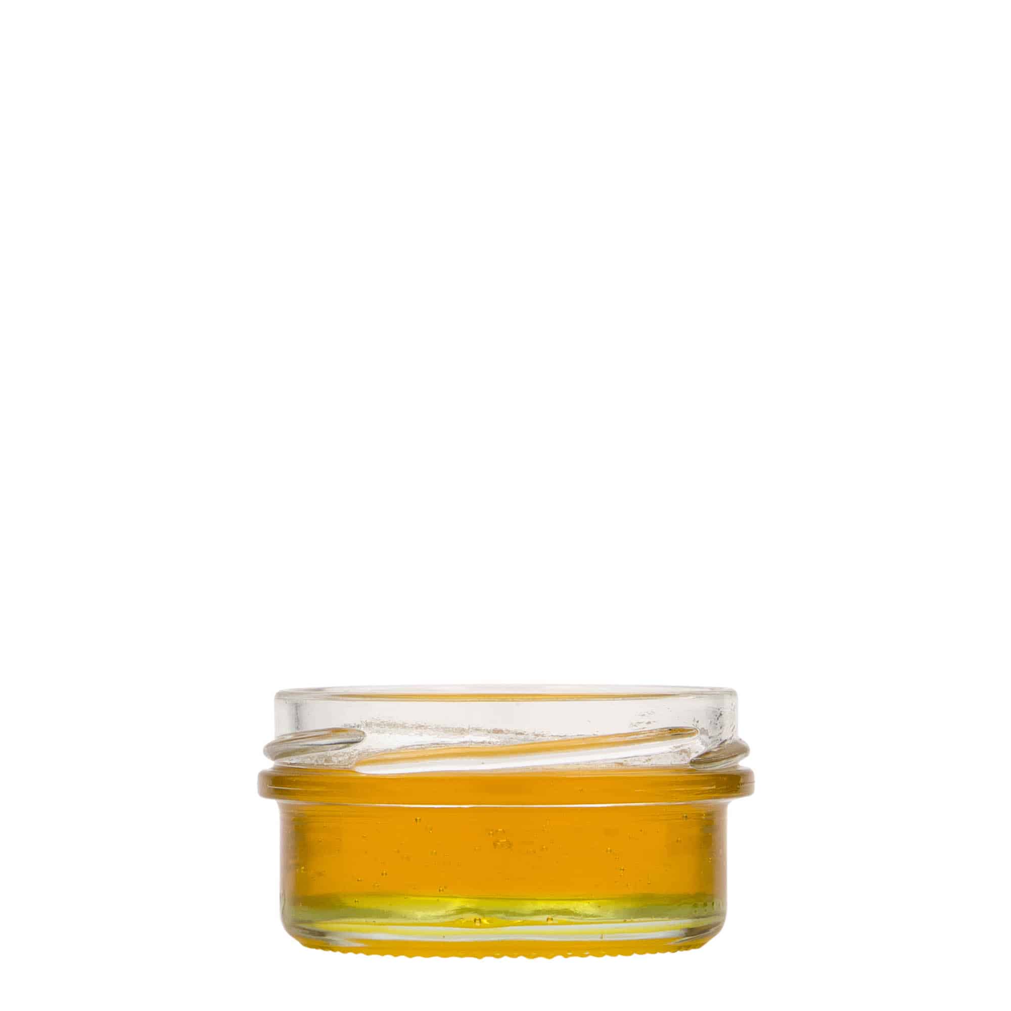 65 ml barattolo a caduta piatto, apertura: Twist-Off (TO 66)