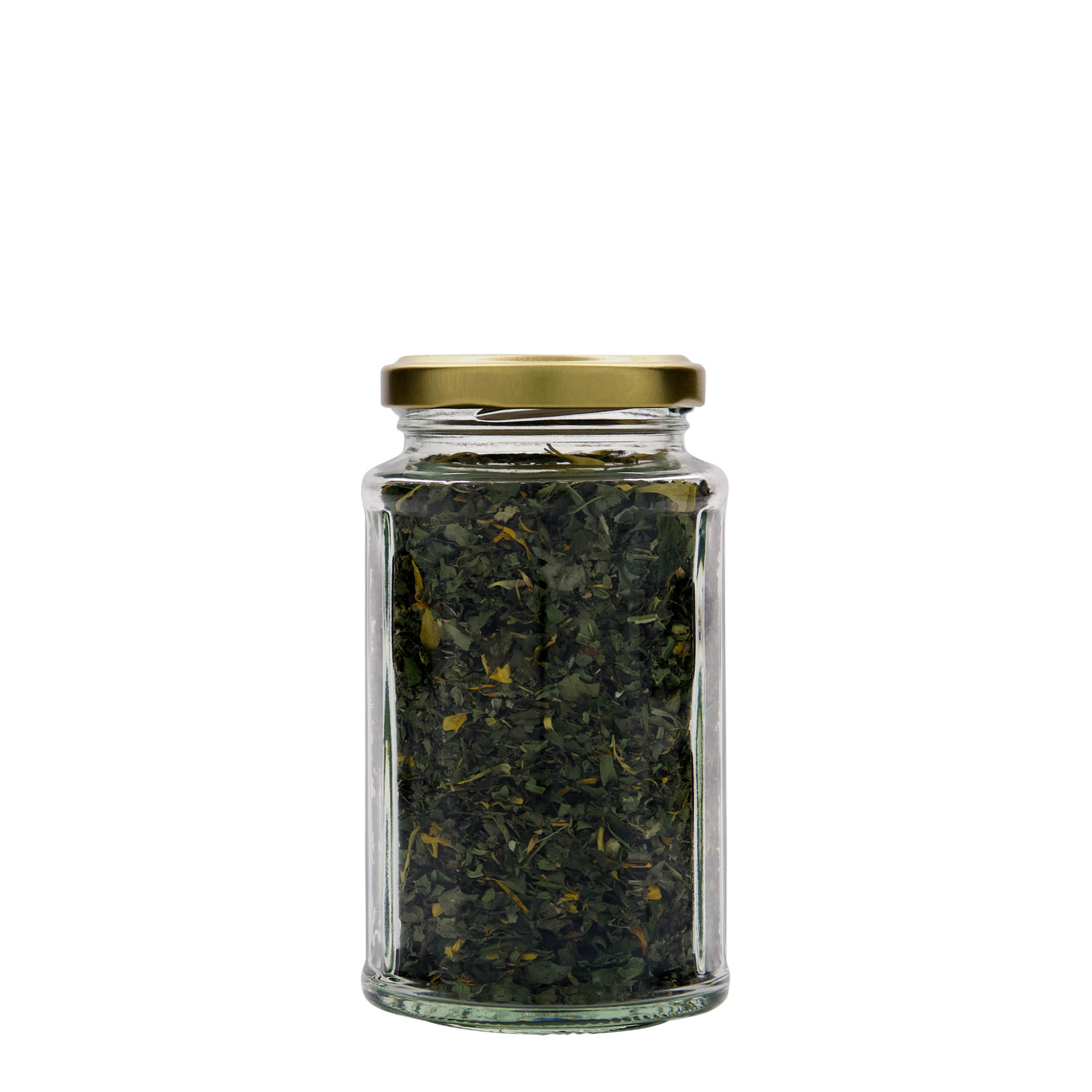 288 ml barattolo esagonale, dodici lati, bocca: Twist-Off (TO 58)