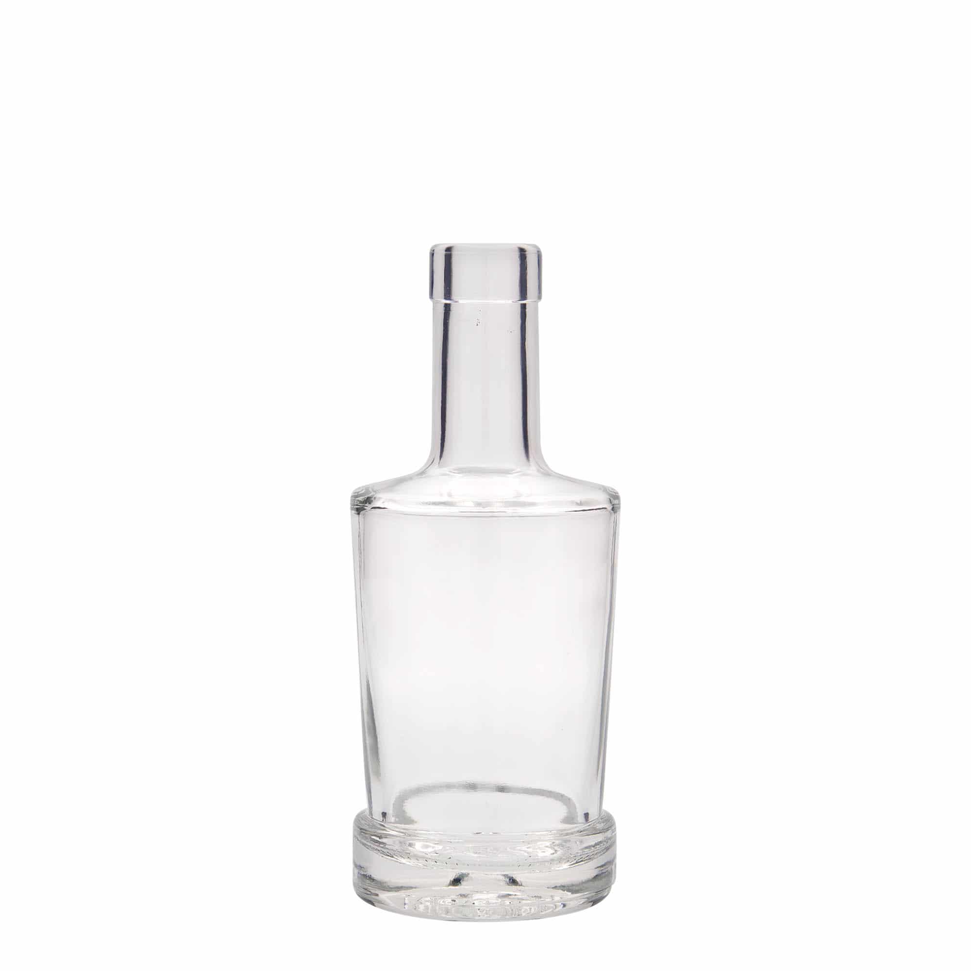 250 ml Bottiglia di vetro 'Deborah', imboccatura: fascetta 250 ml Bottiglia di vetro 'Deborah', imboccatura: fascetta