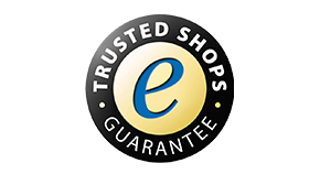 Logo di Trusted Shops Logo di Trusted Shops a colori su sfondo bianco