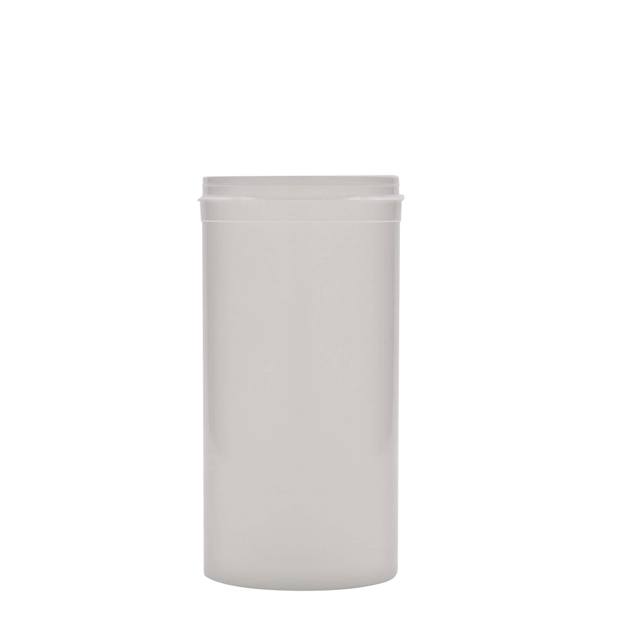 Bottiglia dosatrice da 655 ml 'Securibox', plastica PP, bianca, bocca: chiusura a vite