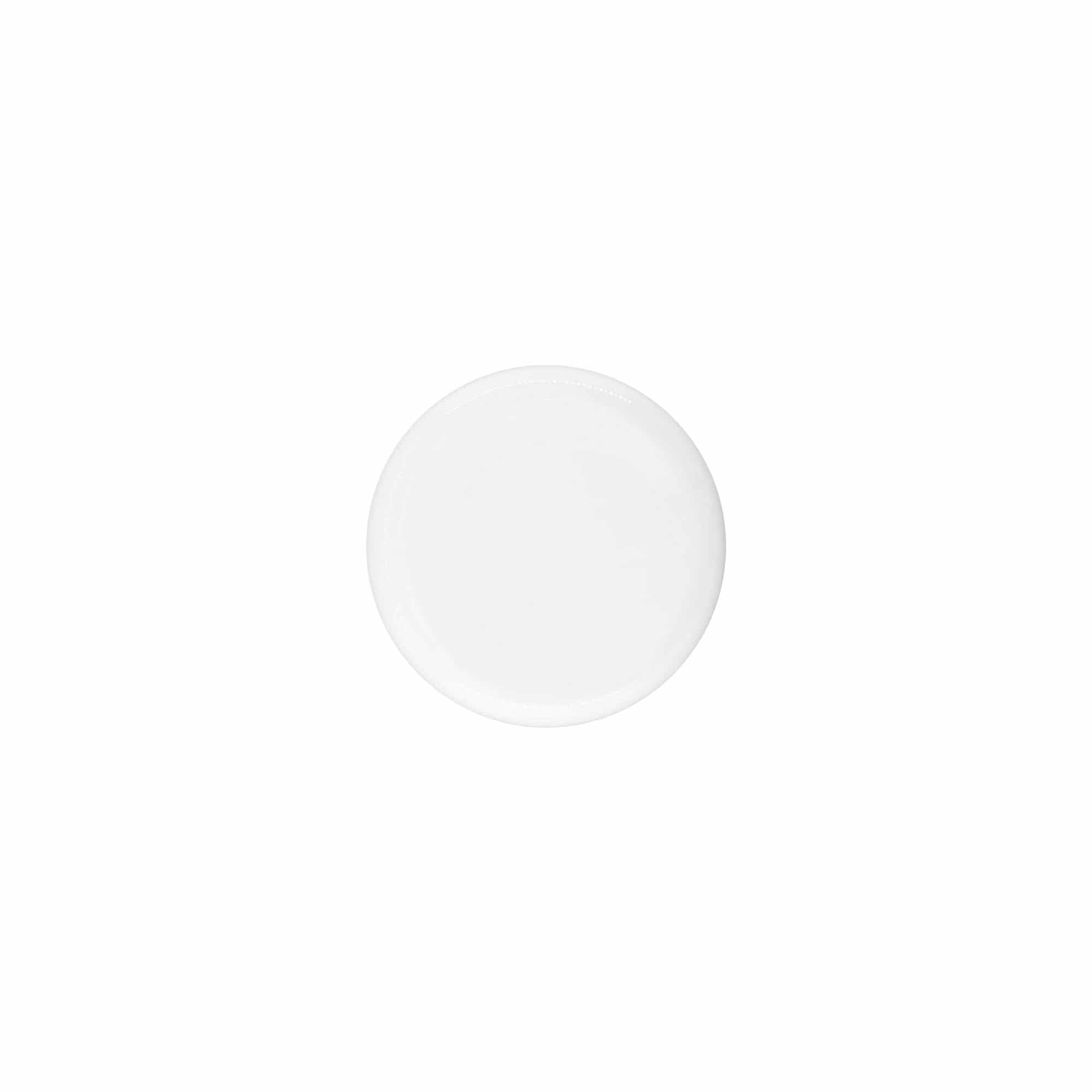 Tappo a vite per 30 ml 'Bianca', plastica PP, bianco