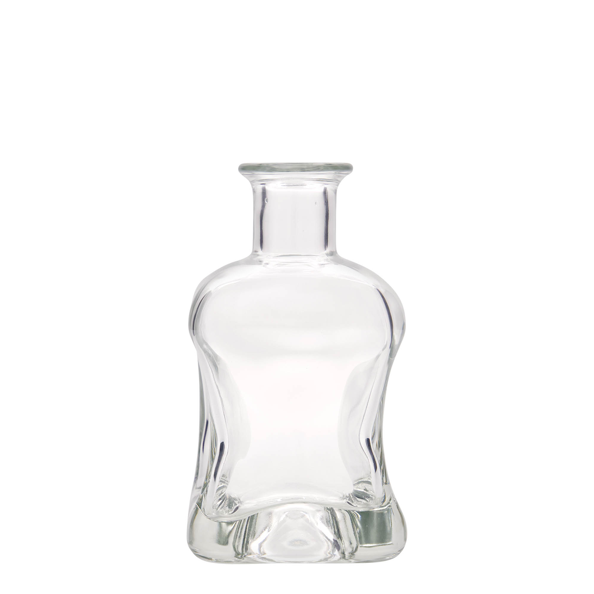 Bottiglia di vetro da 350 ml 'Dublin', quadrata, bocca: sughero Bottiglia di vetro da 350 ml 'Dublin', quadrata, bocca: sughero