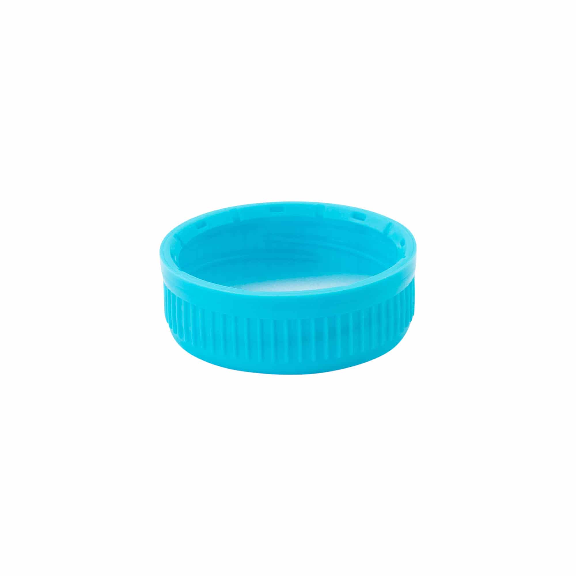 Chiusura a vite 40mm, plastica PE, azzurro chiaro