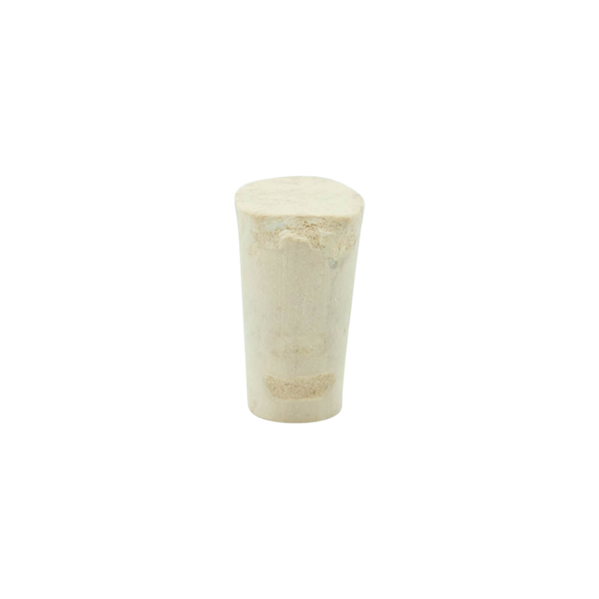 Tappo a punta 9-12 x 22, sughero naturale, sbiancato, per bocca: sughero