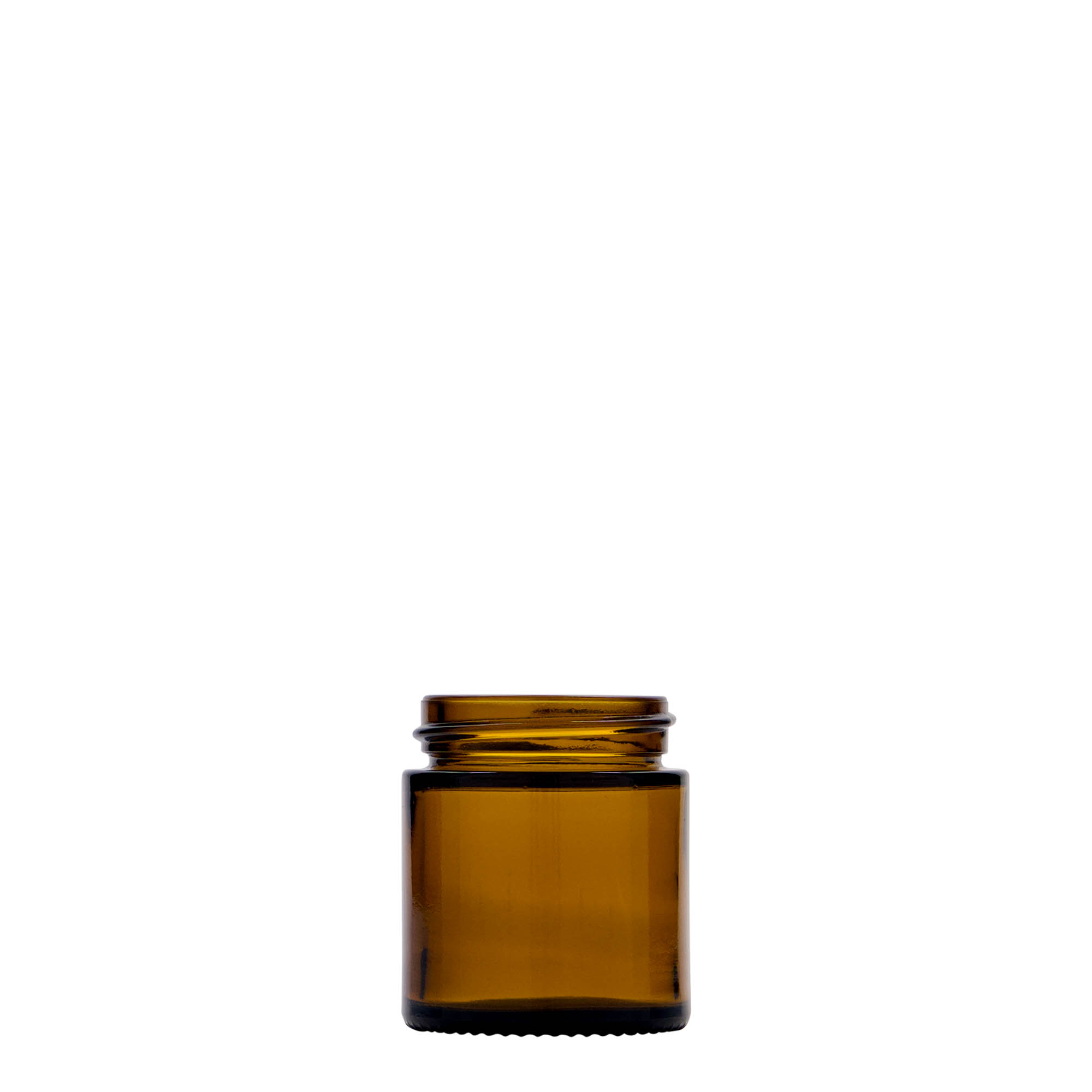 30 ml barattolo 'Brown Line', vetro, marrone, apertura: chiusura a vite 30 ml barattolo 'Brown Line', vetro, marrone, apertura: chiusura a vite