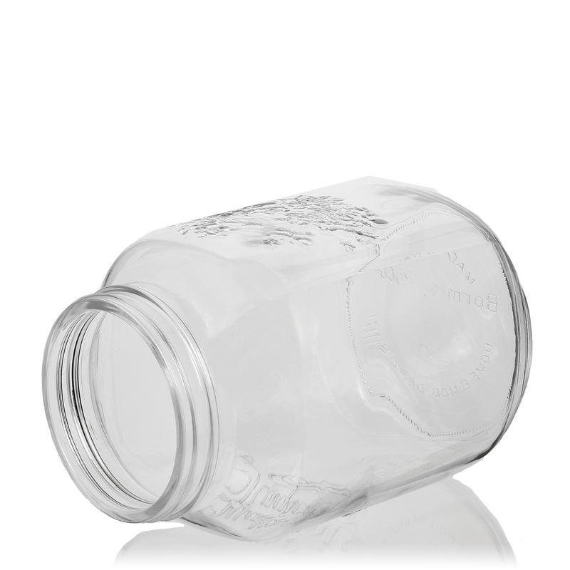 3.000 ml Vasetto 'Quattro Stagioni', vetro, imboccatura: a vite