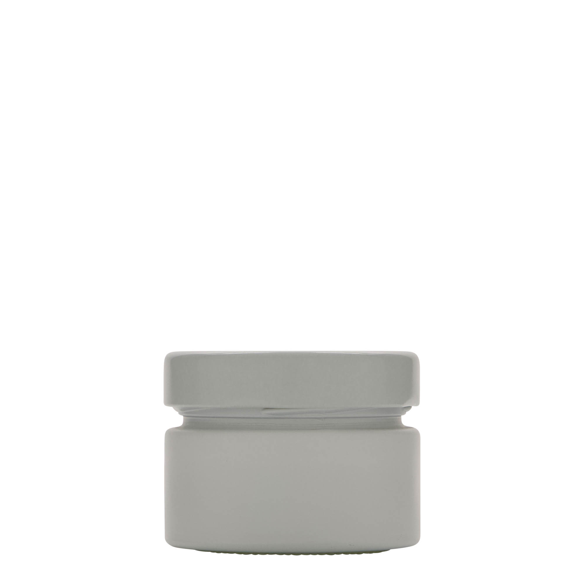 130 ml vaso rotondo 'Aurora', bianco, bocca: Deep-Twist-Off (DTO 66)