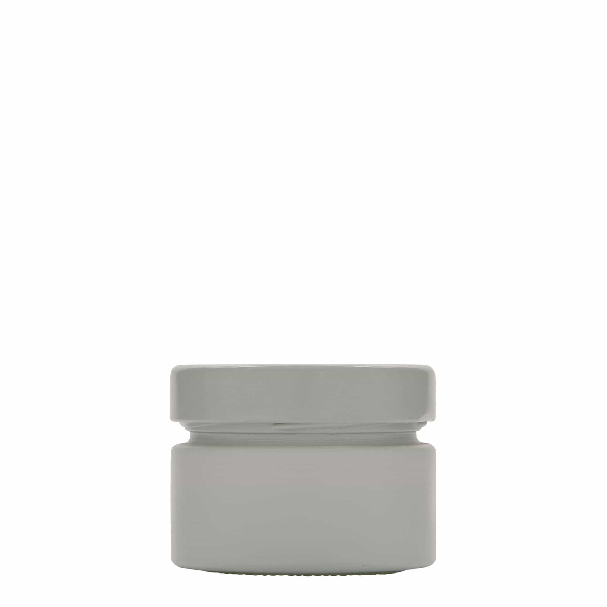 130 ml vaso rotondo 'Aurora', bianco, bocca: Deep-Twist-Off (DTO 66)