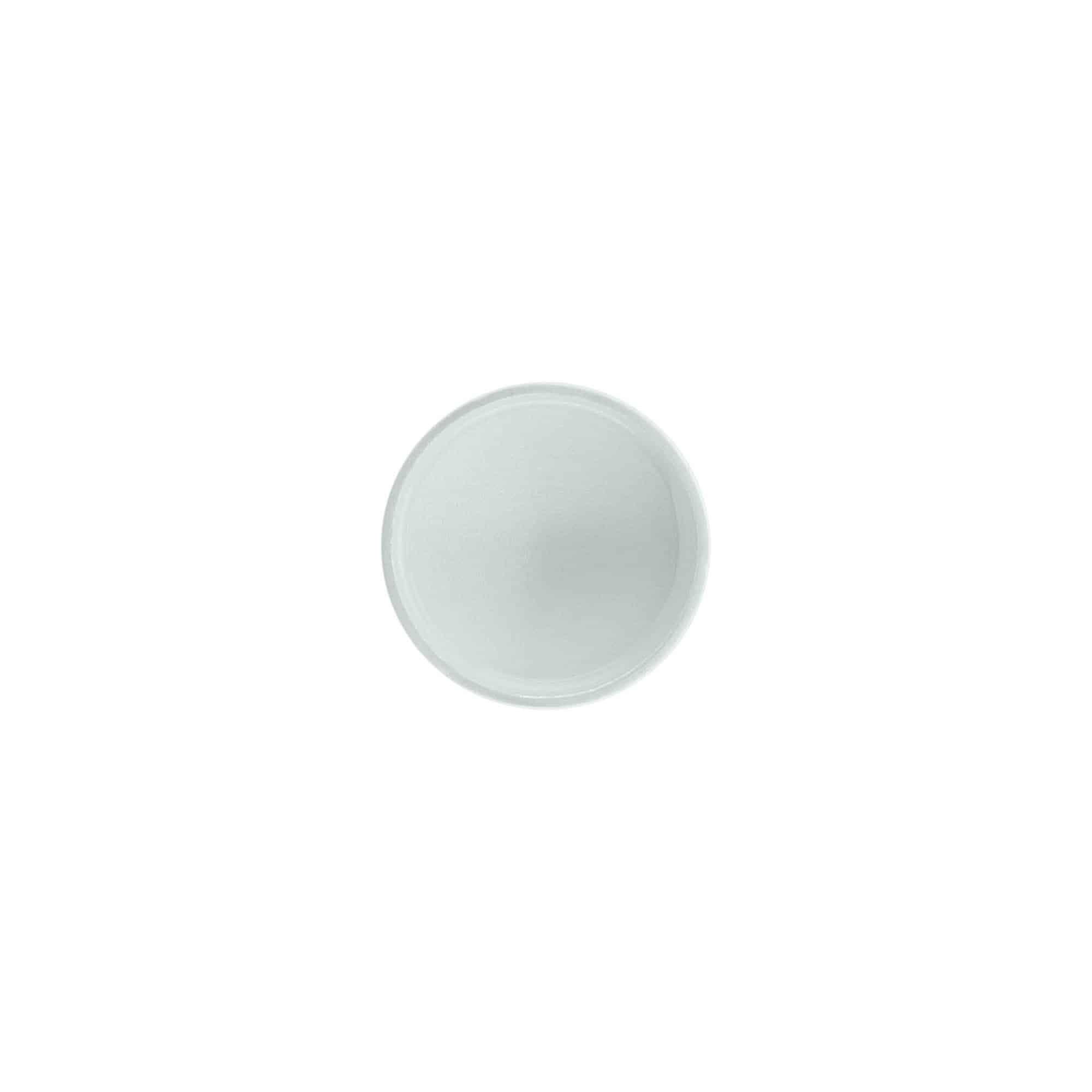 Tappo a vite, plastica ABS, argento, per imboccatura: GPI 22/400
