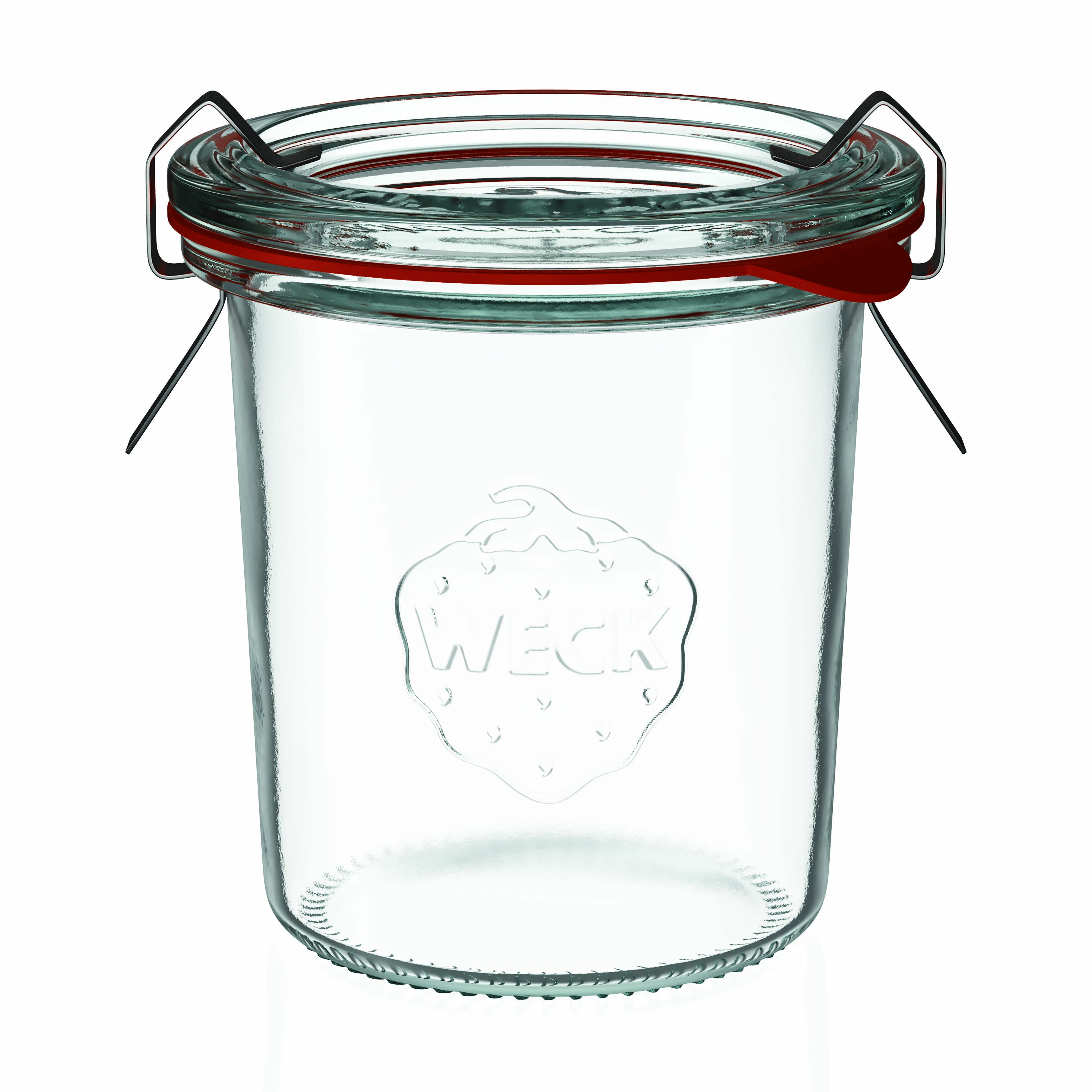 160 ml barattolo WECK a rovescio, bocca: bordo tondo 160 ml barattolo WECK a rovescio, bocca: bordo tondo