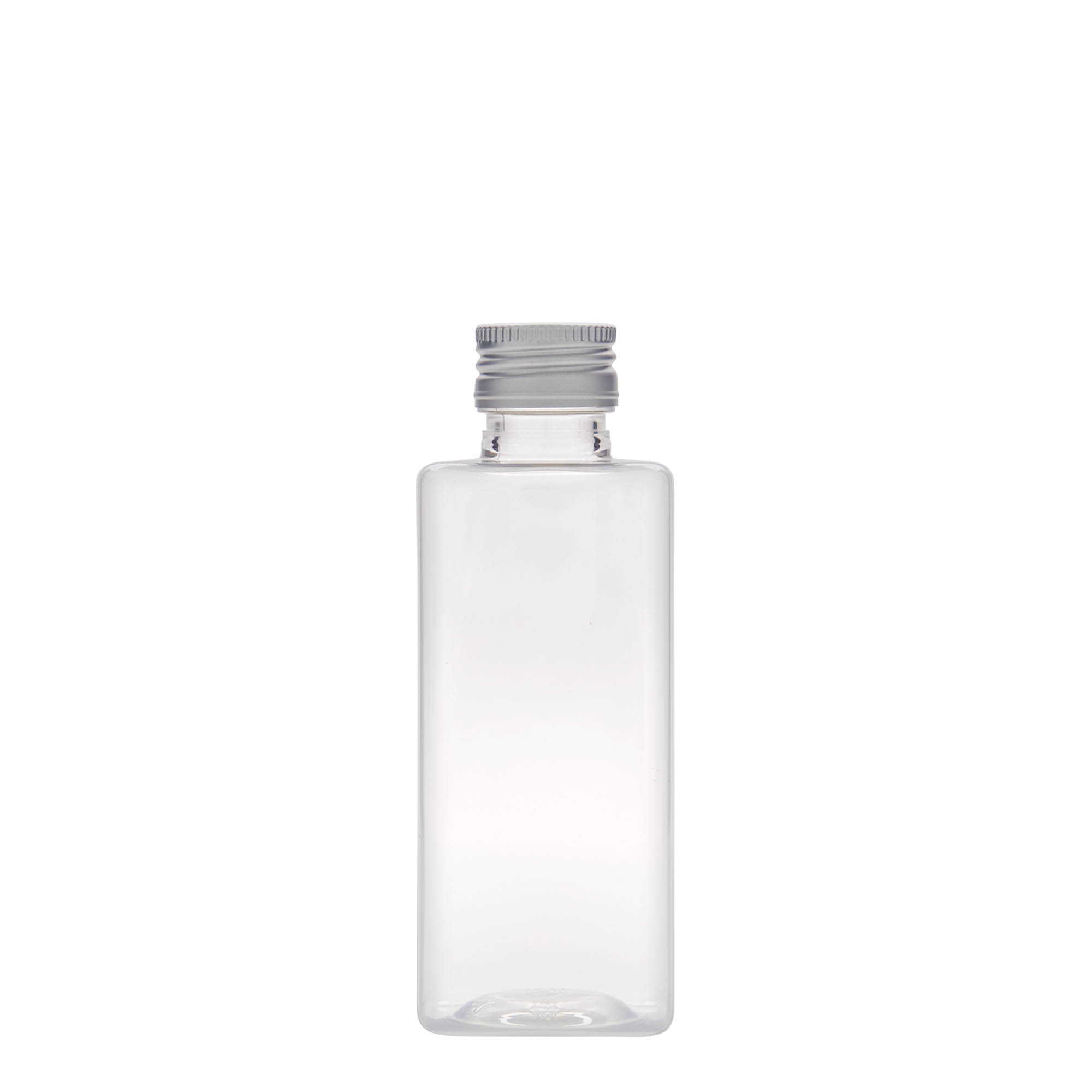 Bottiglia PET da 250 ml 'Karl', quadrata, plastica, bocca: PP 28 Bottiglia PET da 250 ml 'Karl', quadrata, plastica, bocca: PP 28