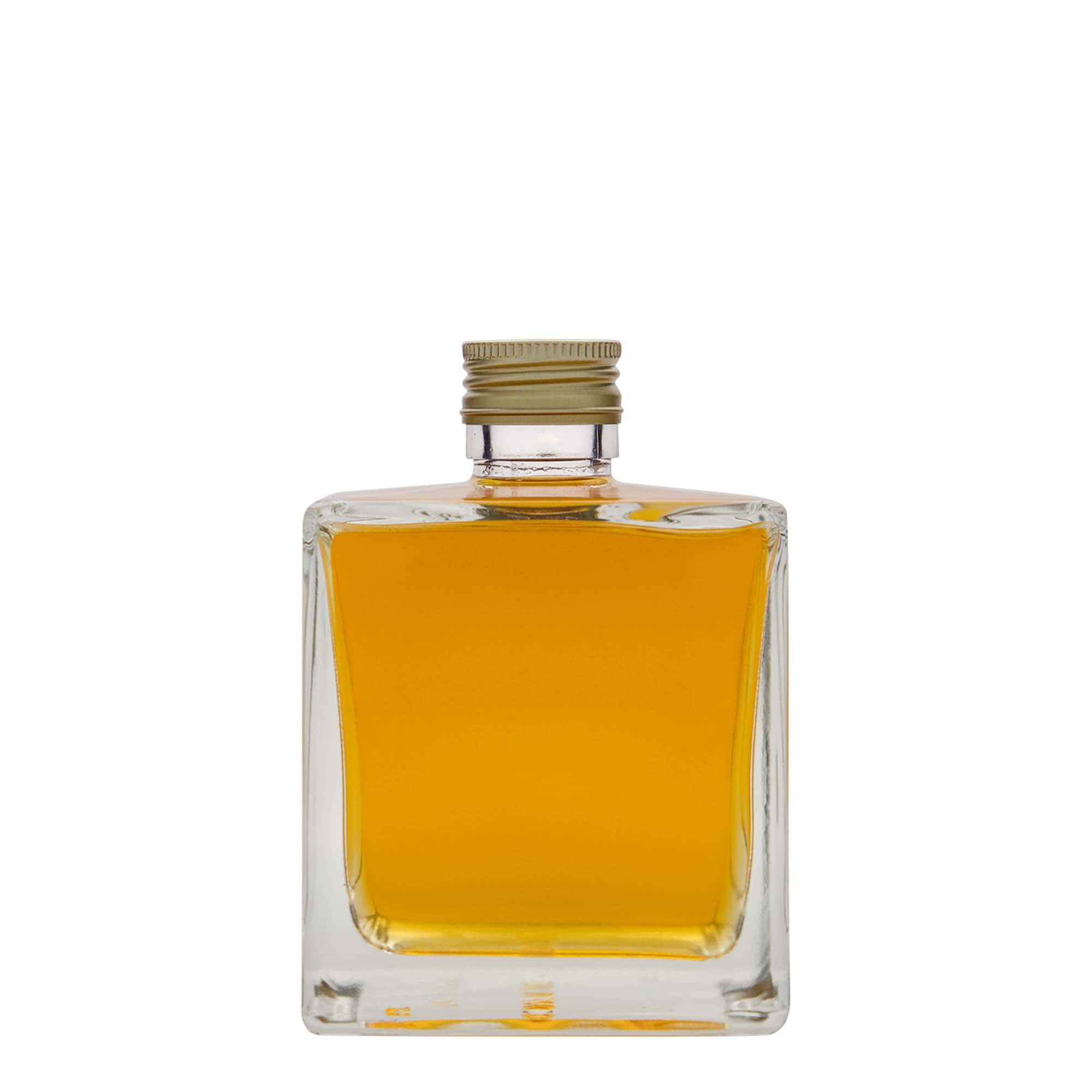 Bottiglia di vetro da 500 ml 'Cube', quadrata, bocca: PP 31,5