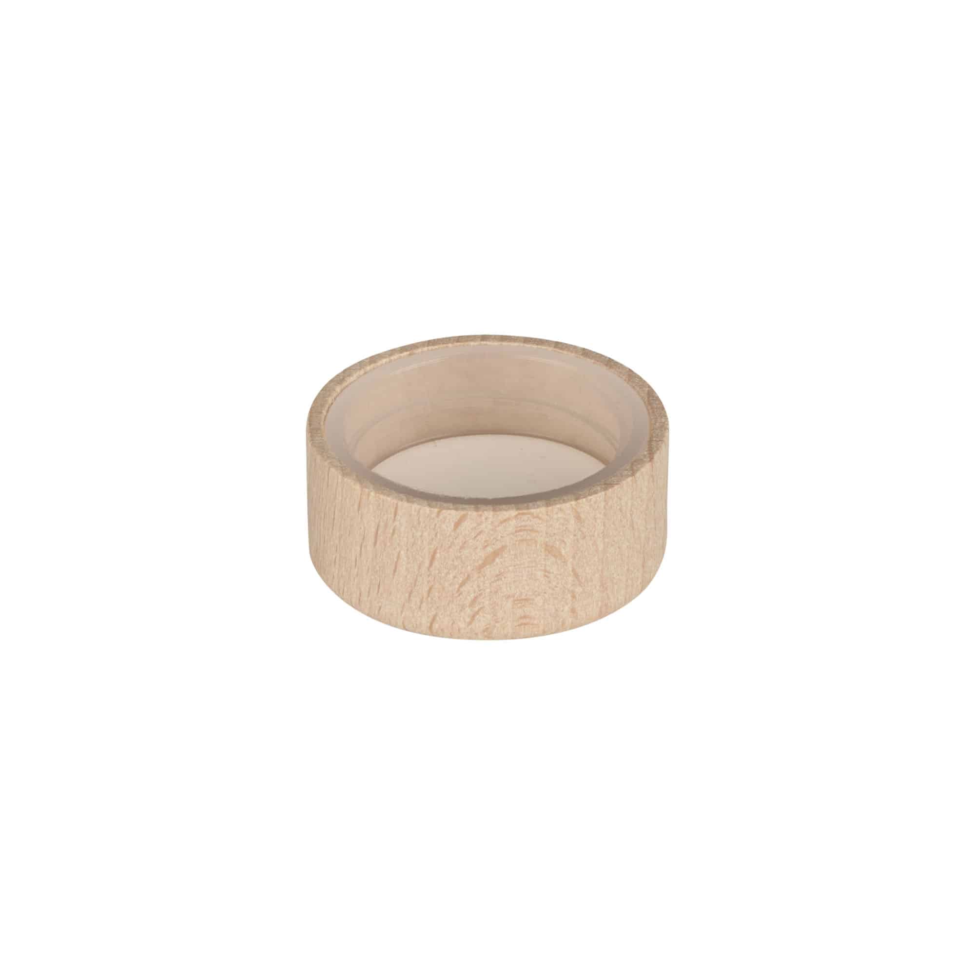 Tappo a vite, legno, beige, per bocca: GPI 28/400