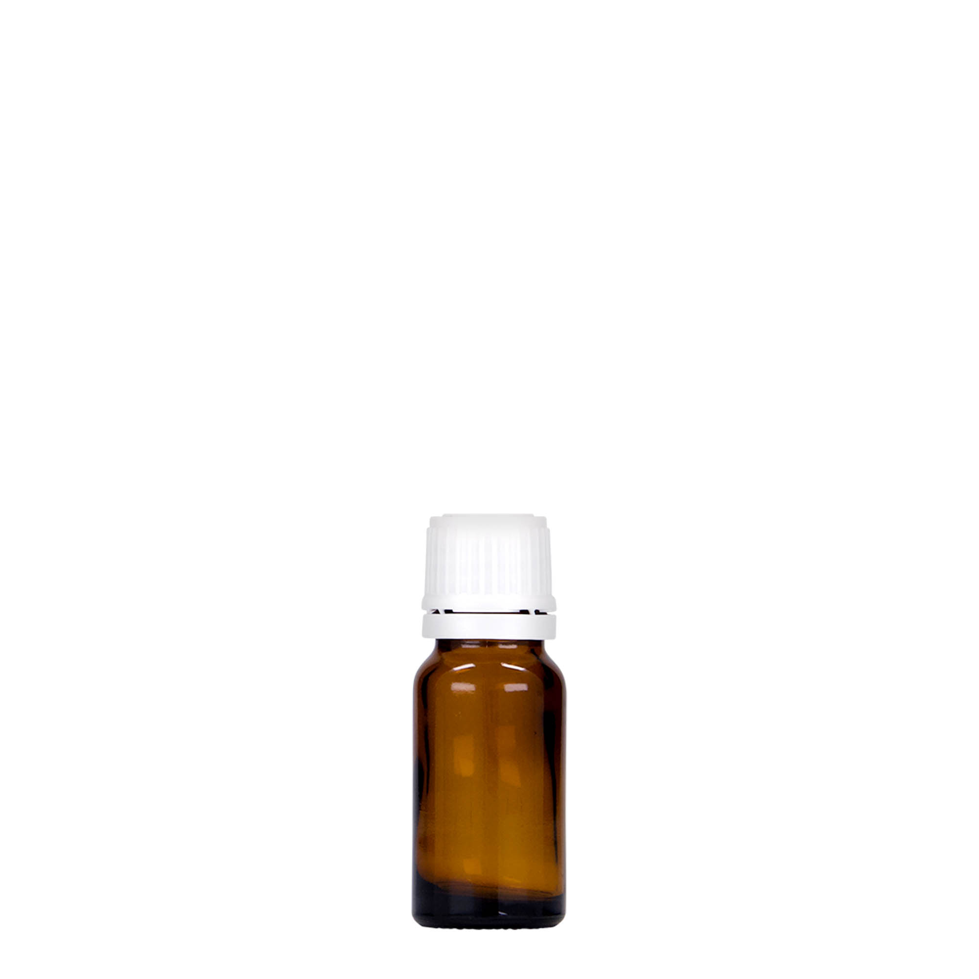 10 ml flacone medico, vetro, marrone, bocca: DIN 18