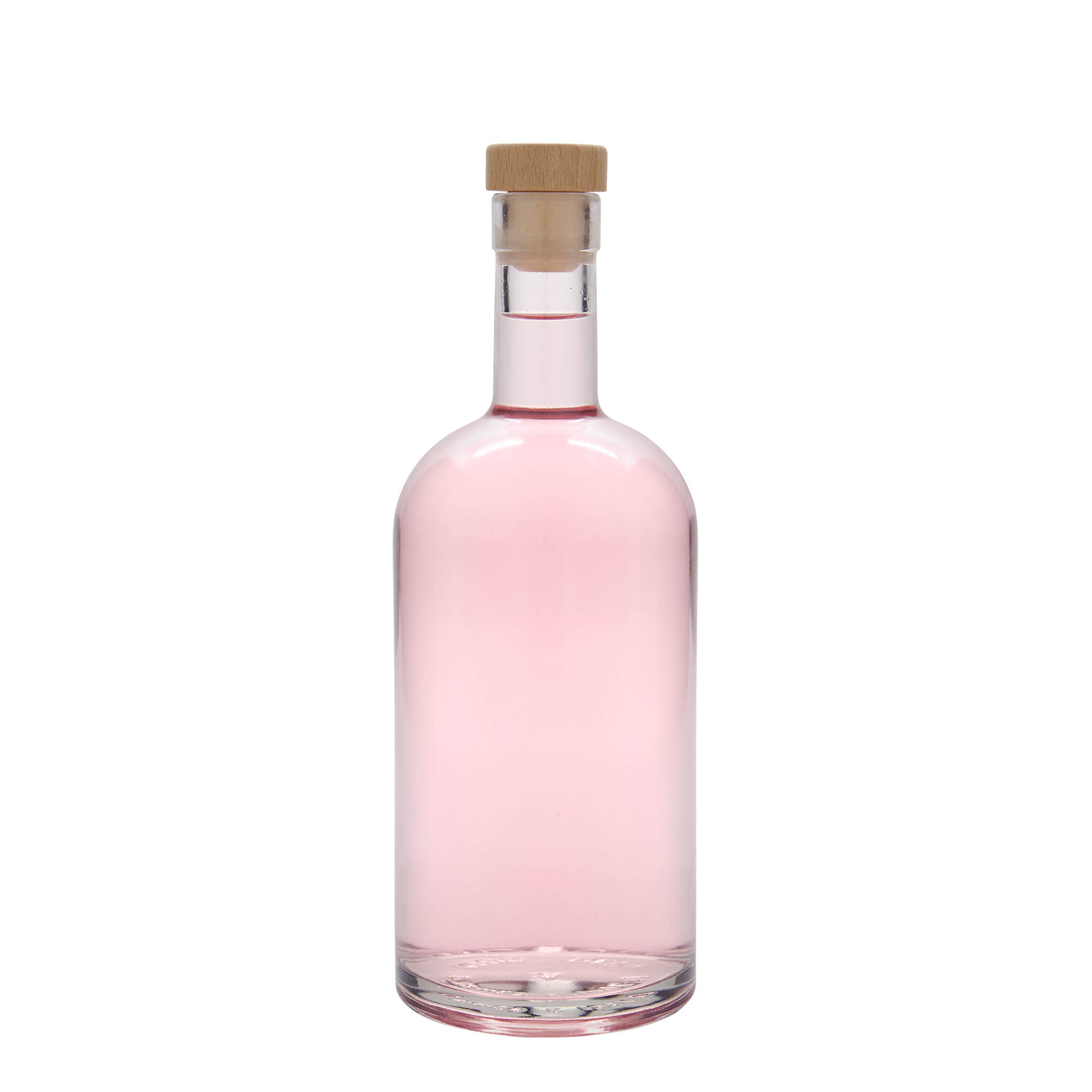 Bottiglia di vetro da 700 ml 'Franco', bocca: tappo di sughero Bottiglia di vetro da 700 ml 'Franco', bocca: tappo di sughero