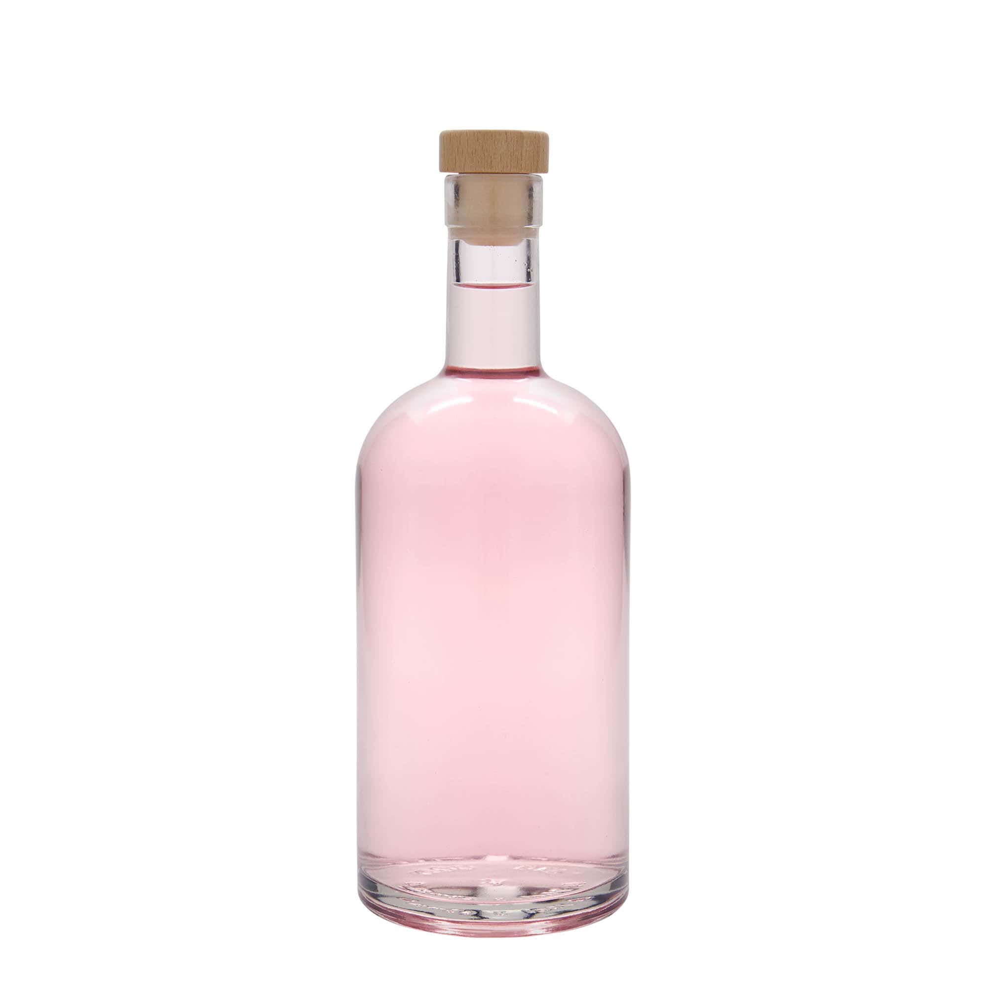 Bottiglia di vetro da 700 ml 'Franco', bocca: tappo di sughero