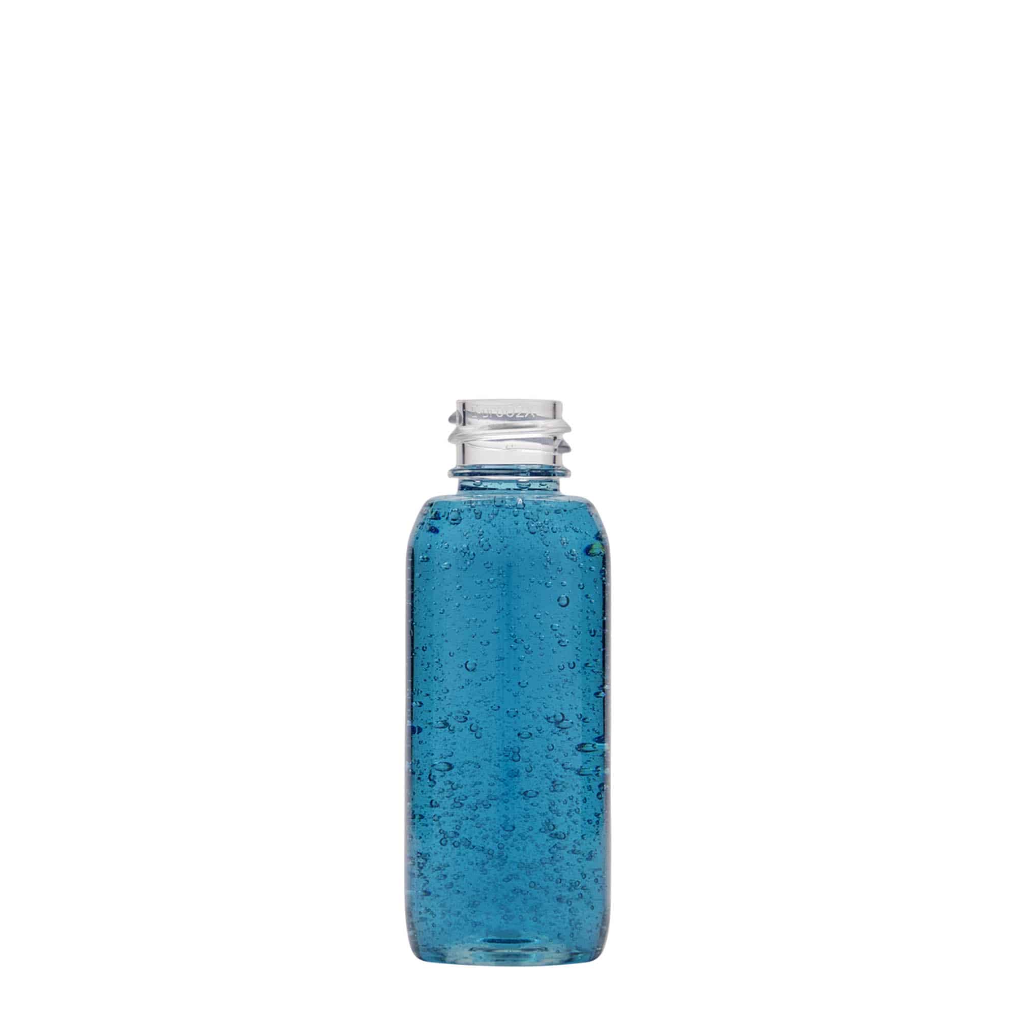 Bottiglia PET da 50 ml 'Pegasus', plastica, bocca: 20/410 Bottiglia PET da 50 ml 'Pegasus', plastica, bocca: 20/410