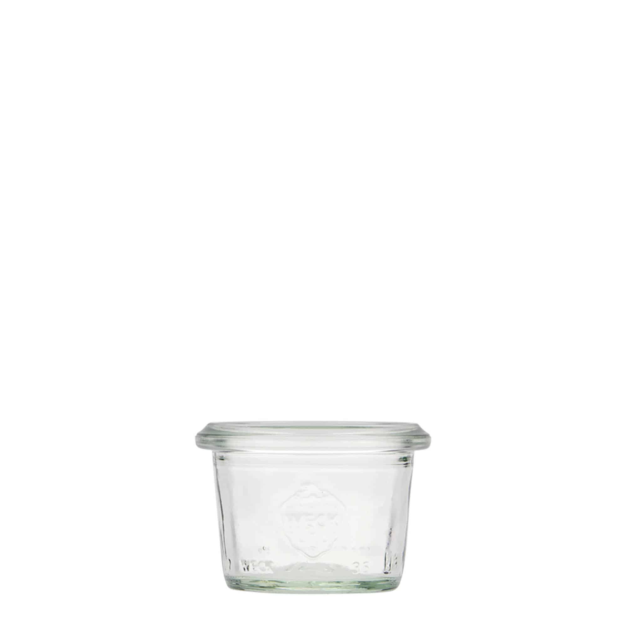 35 ml Vasetto WECK Dritto, vetro, imboccatura: bordo rotondo