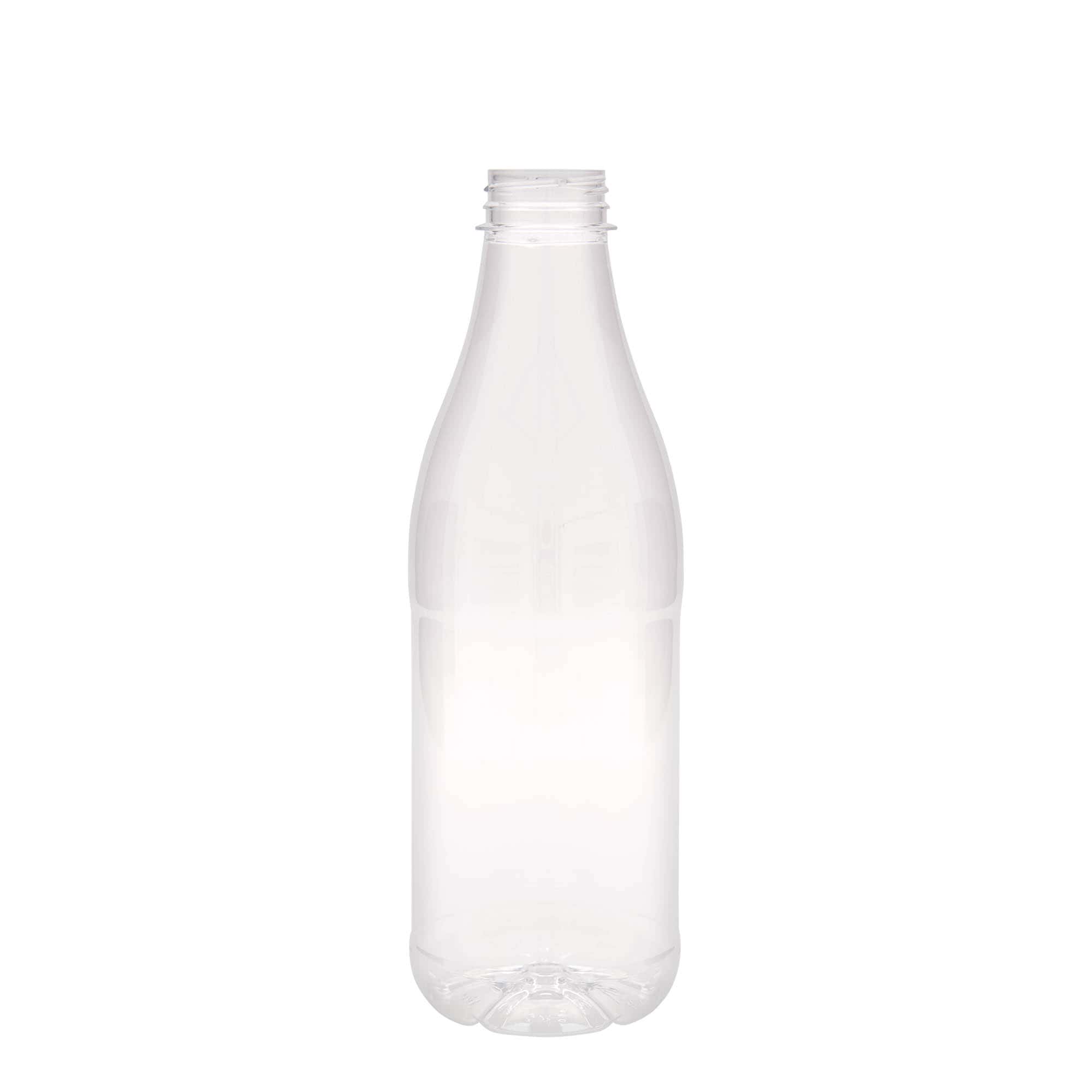Bottiglia in PET da 1.000 ml 'Milk and Juice', plastica, bocca: 38 mm