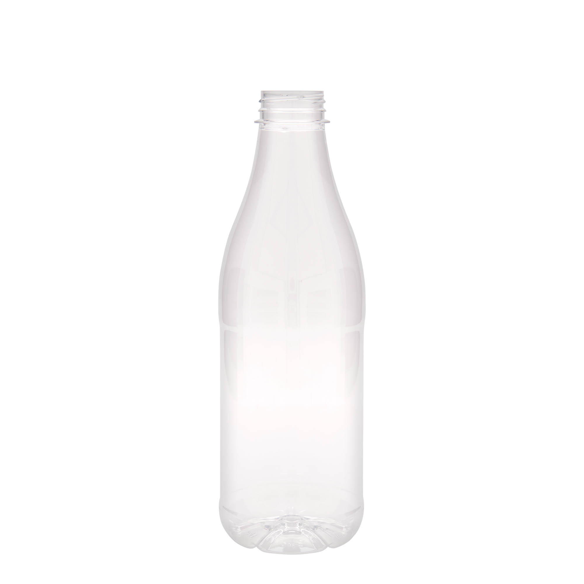 Bottiglia in PET da 1.000 ml 'Milk and Juice', plastica, bocca: 38 mm