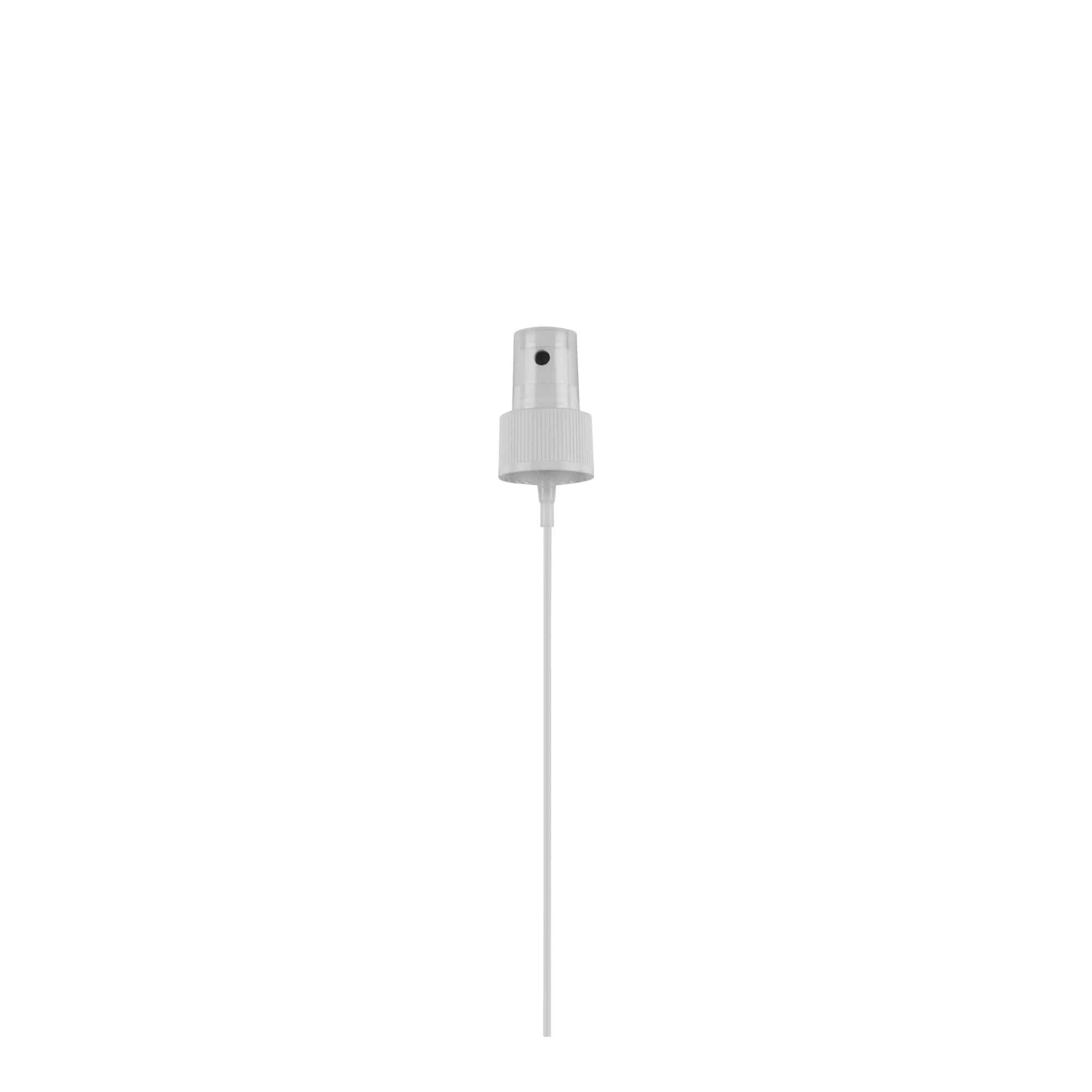 Tappo a vite con nebulizzatore spray, plastica PP, bianco, per imboccatura: GPI 24/410
