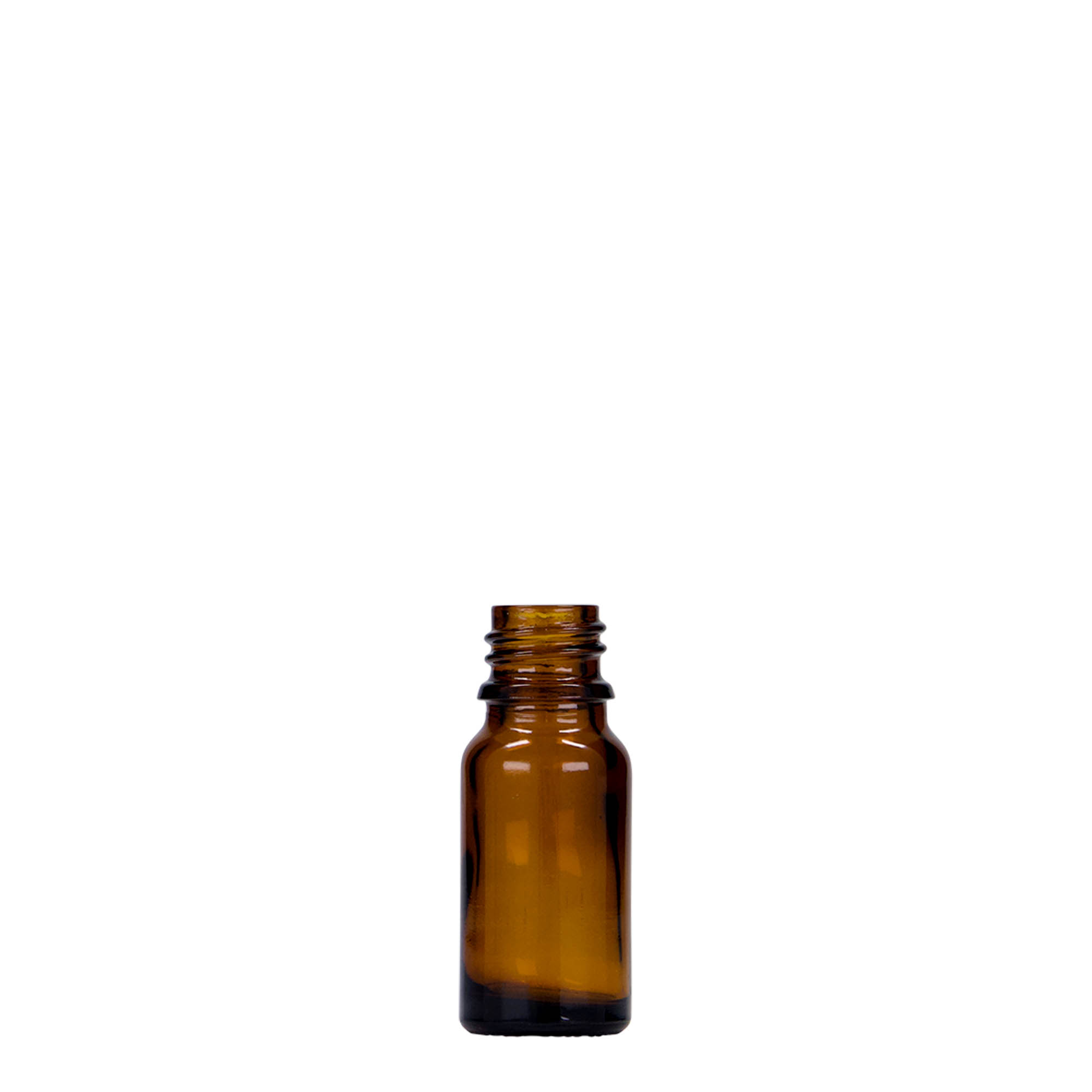 10 ml flacone medico, vetro, marrone, bocca: DIN 18