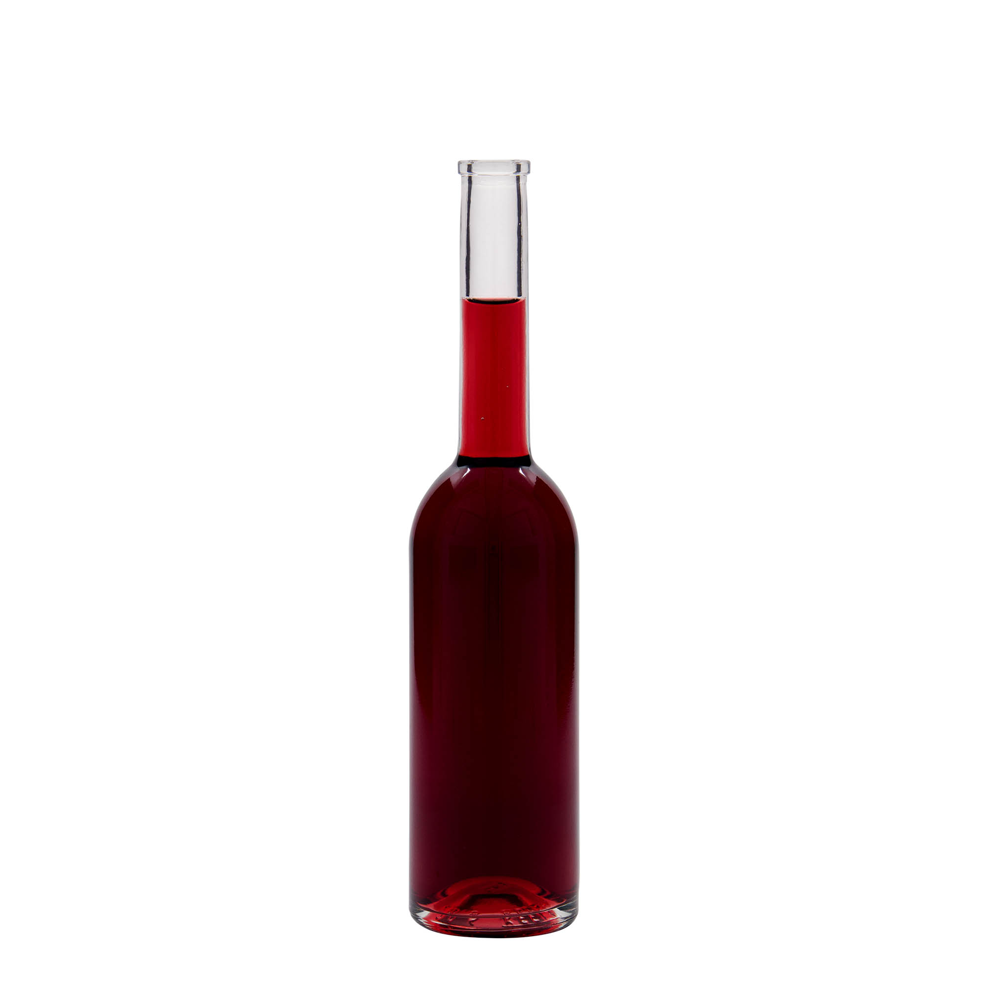 Bottiglia di vetro da 200 ml 'Opera, bocca: sughero' Bottiglia di vetro da 200 ml 'Opera, bocca: sughero'